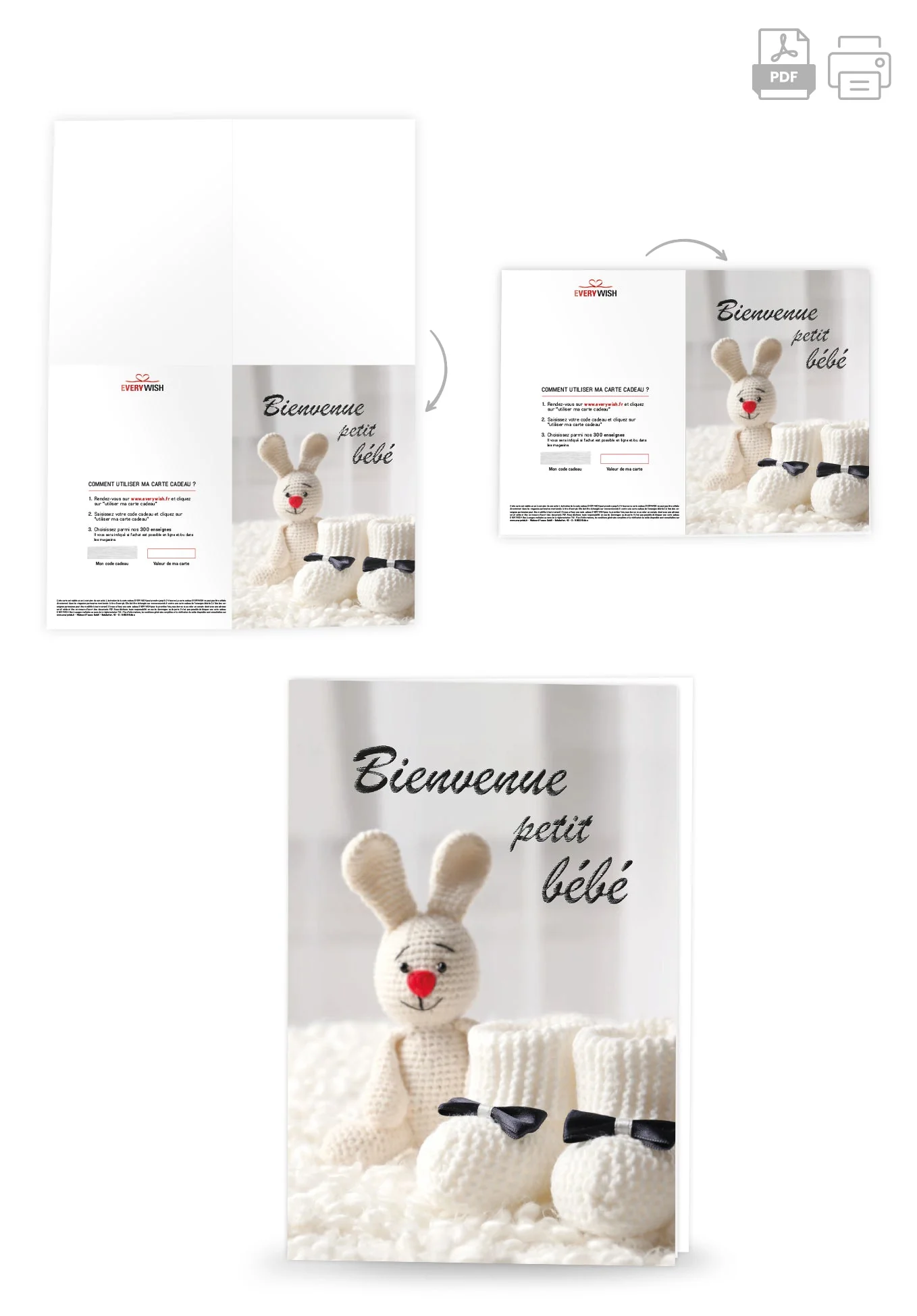 Bienvenue petit bébé - Lapin PDF - Image 4