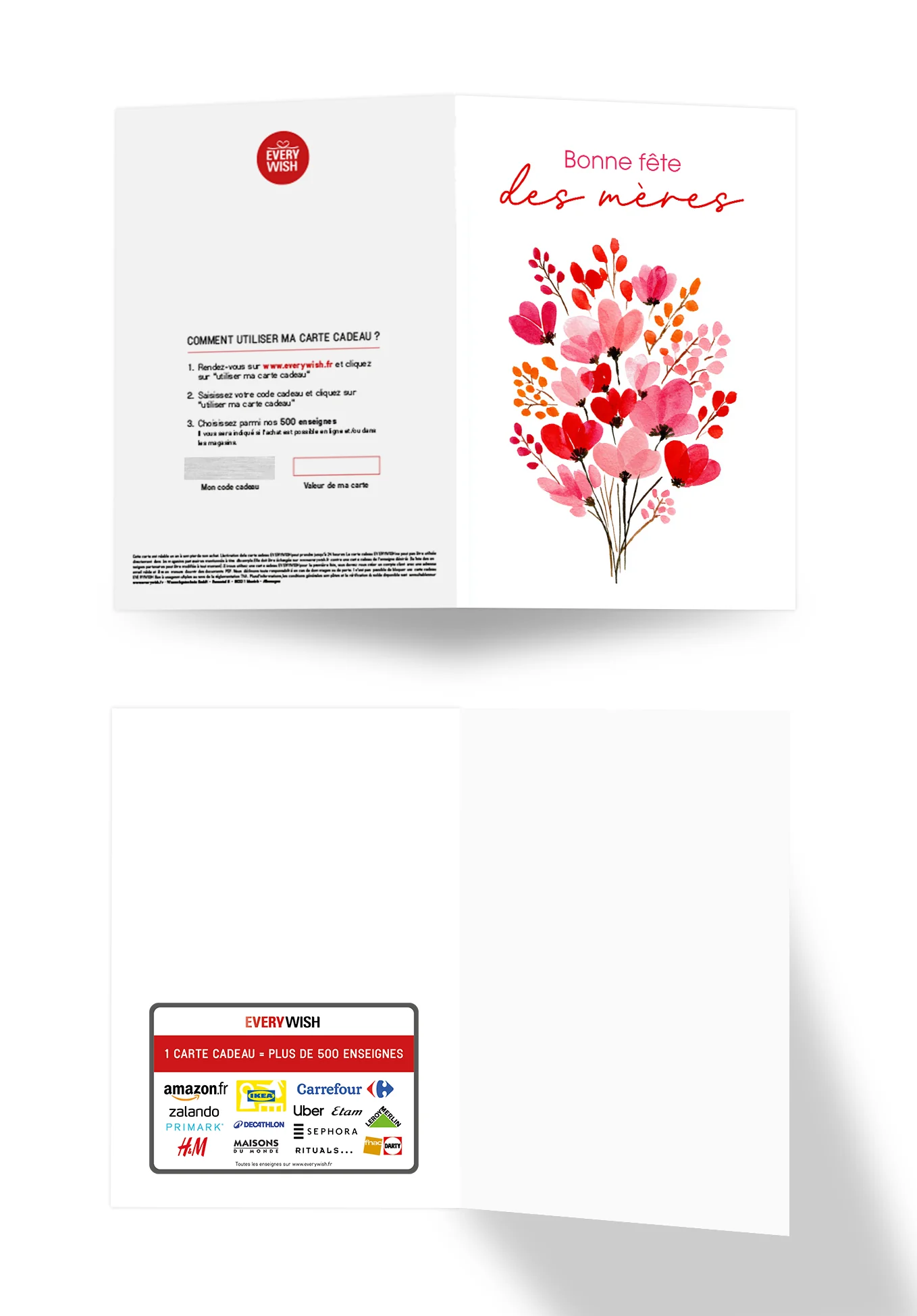 Bonne fête des mères - Bouquet rose et rouge - Image 3