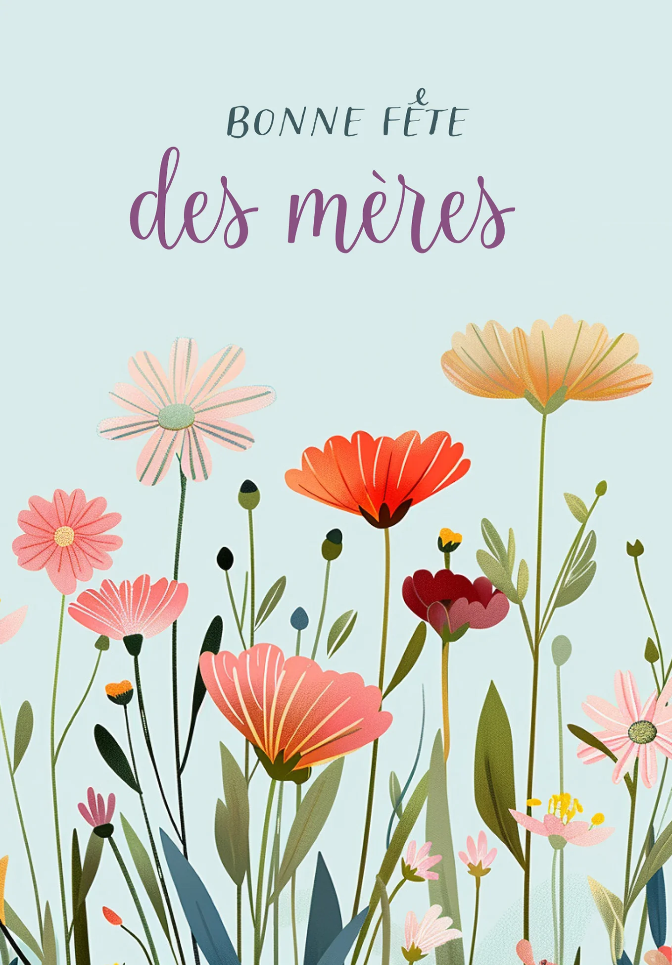 Bonne fête des mères - Un pré fleuri - Image 2