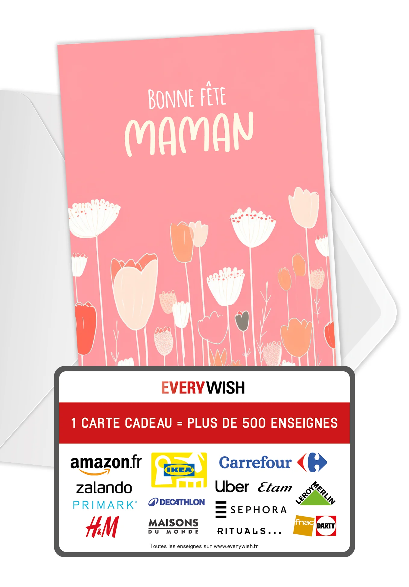 Bonne fête des mères - Un pré fleuri bleu PDF