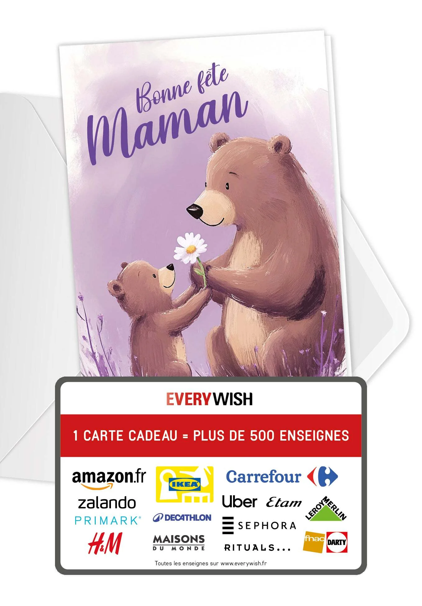 Bonne fête Maman - Ours violet PDF