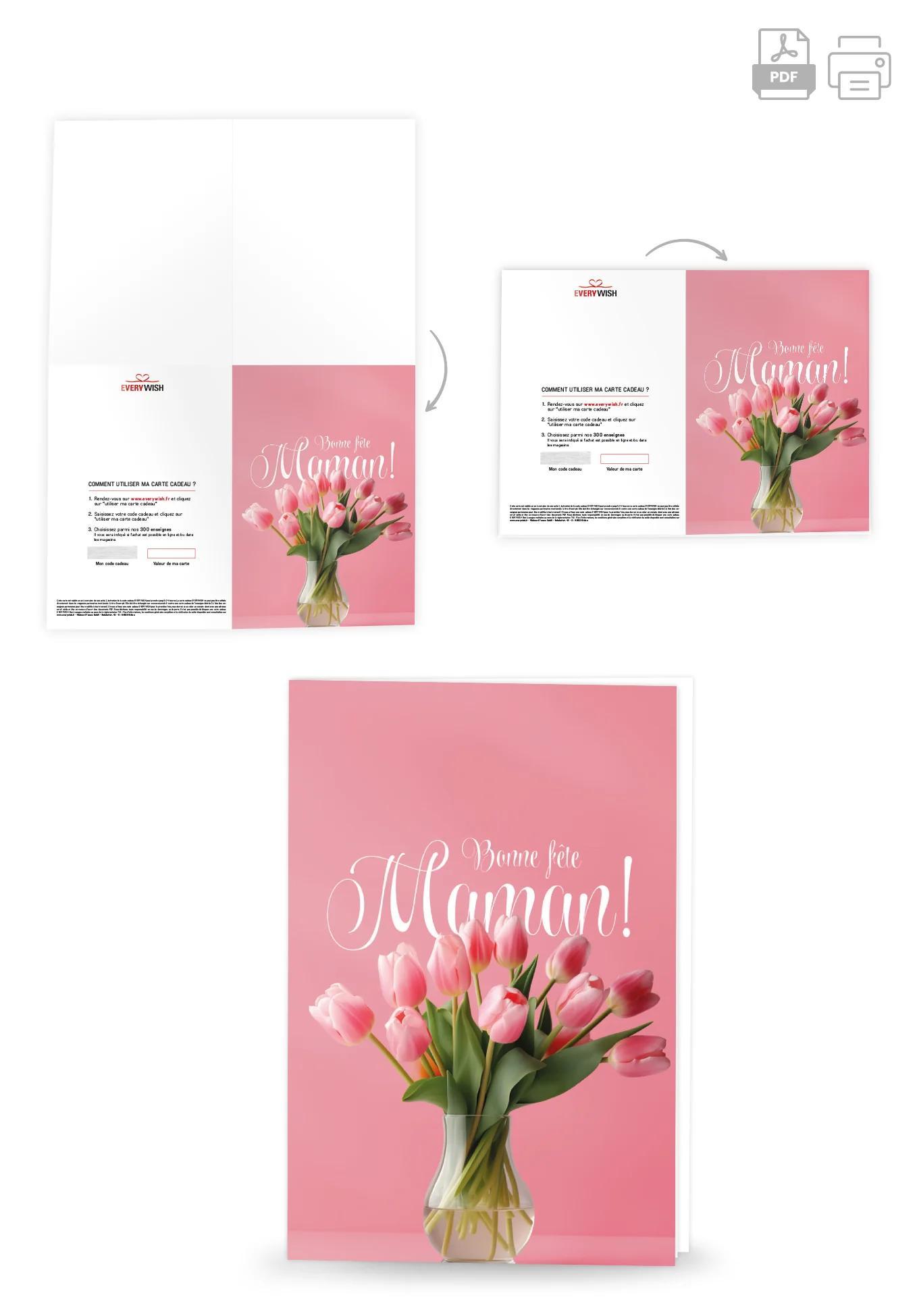 Bonne Fête maman - Vase tulipe - Image 4