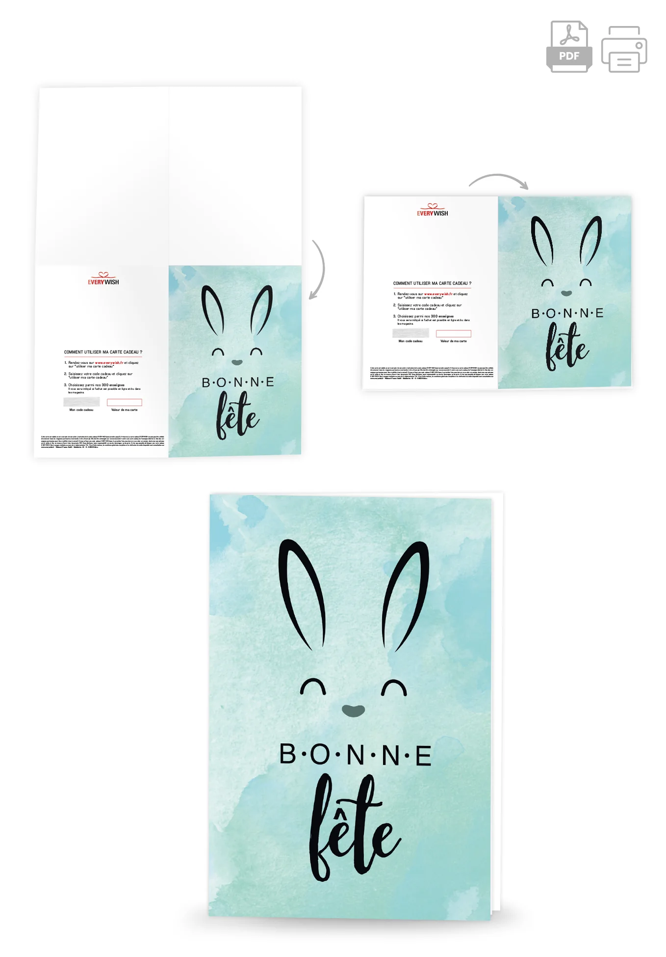 Bonne Fête - Oreilles de lapin - Image 4