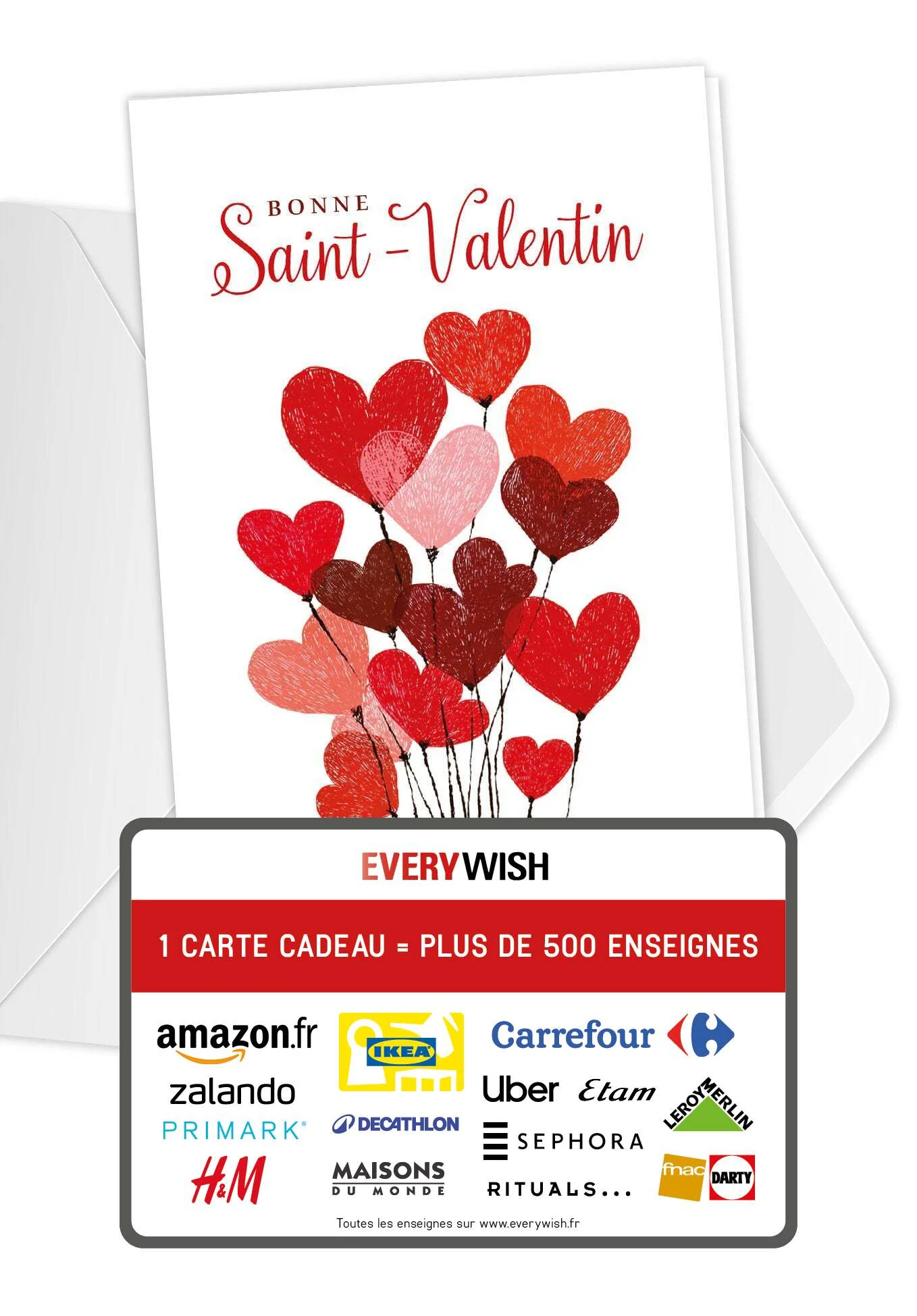 Bonne Saint-Valentin - Ballons coeurs PDF