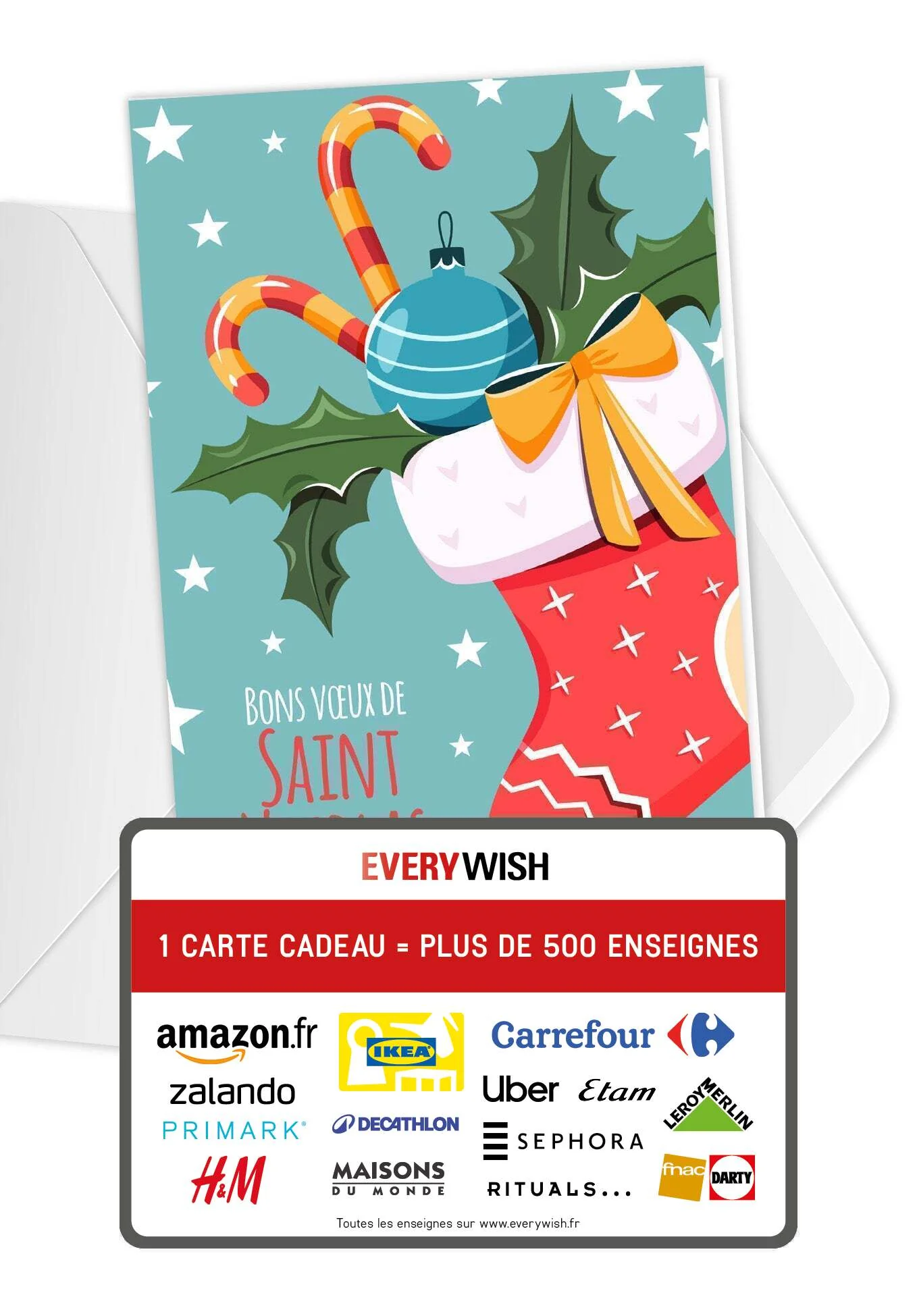 Bons voeux Saint Nicolas - Bas PDF