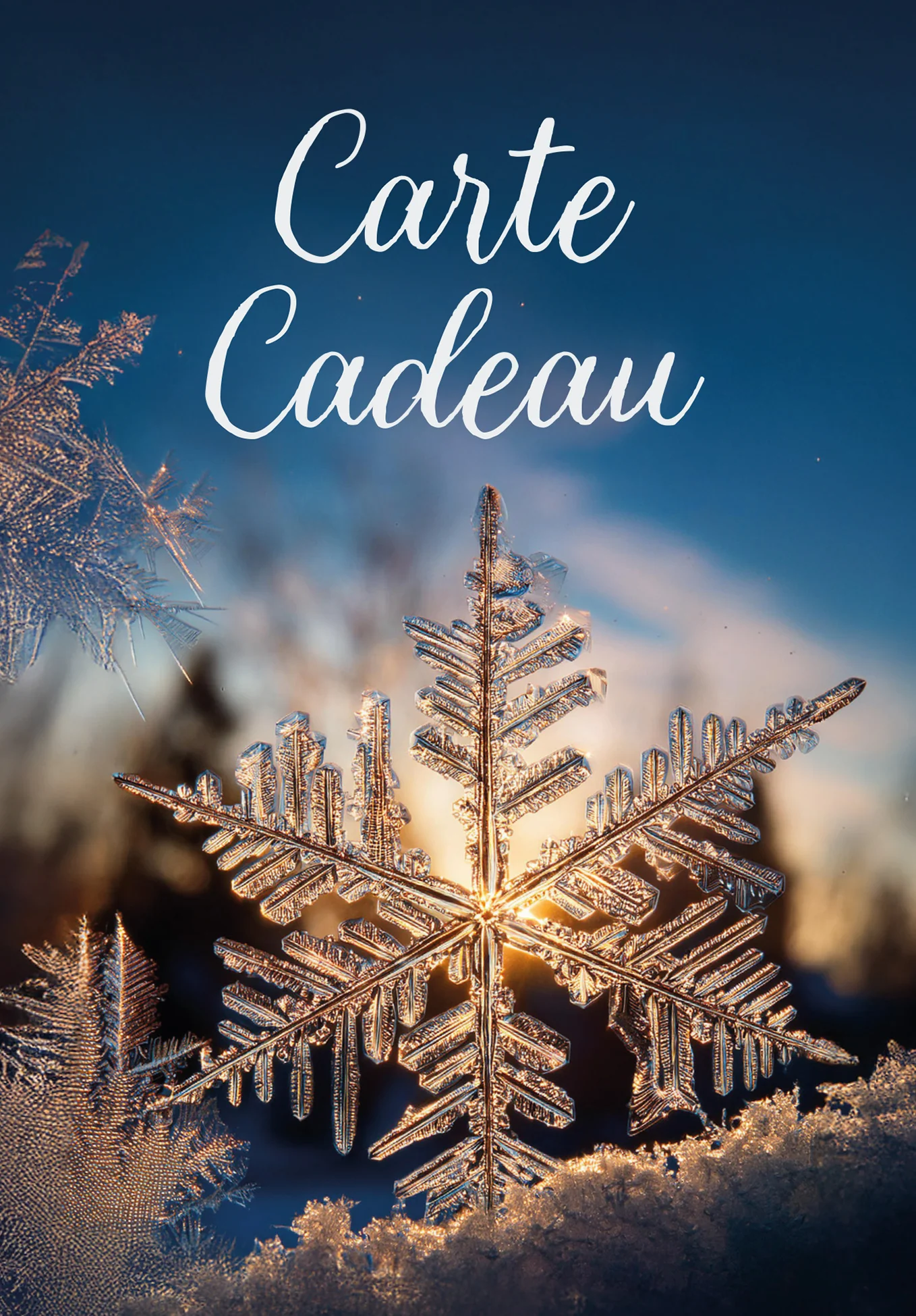 Carte Cadeau - Flocon de neige - Image 2
