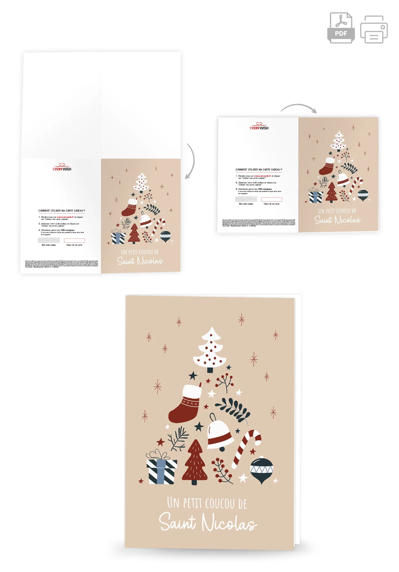 Coucou de Saint Nicolas - Doodle Beige - Image 4