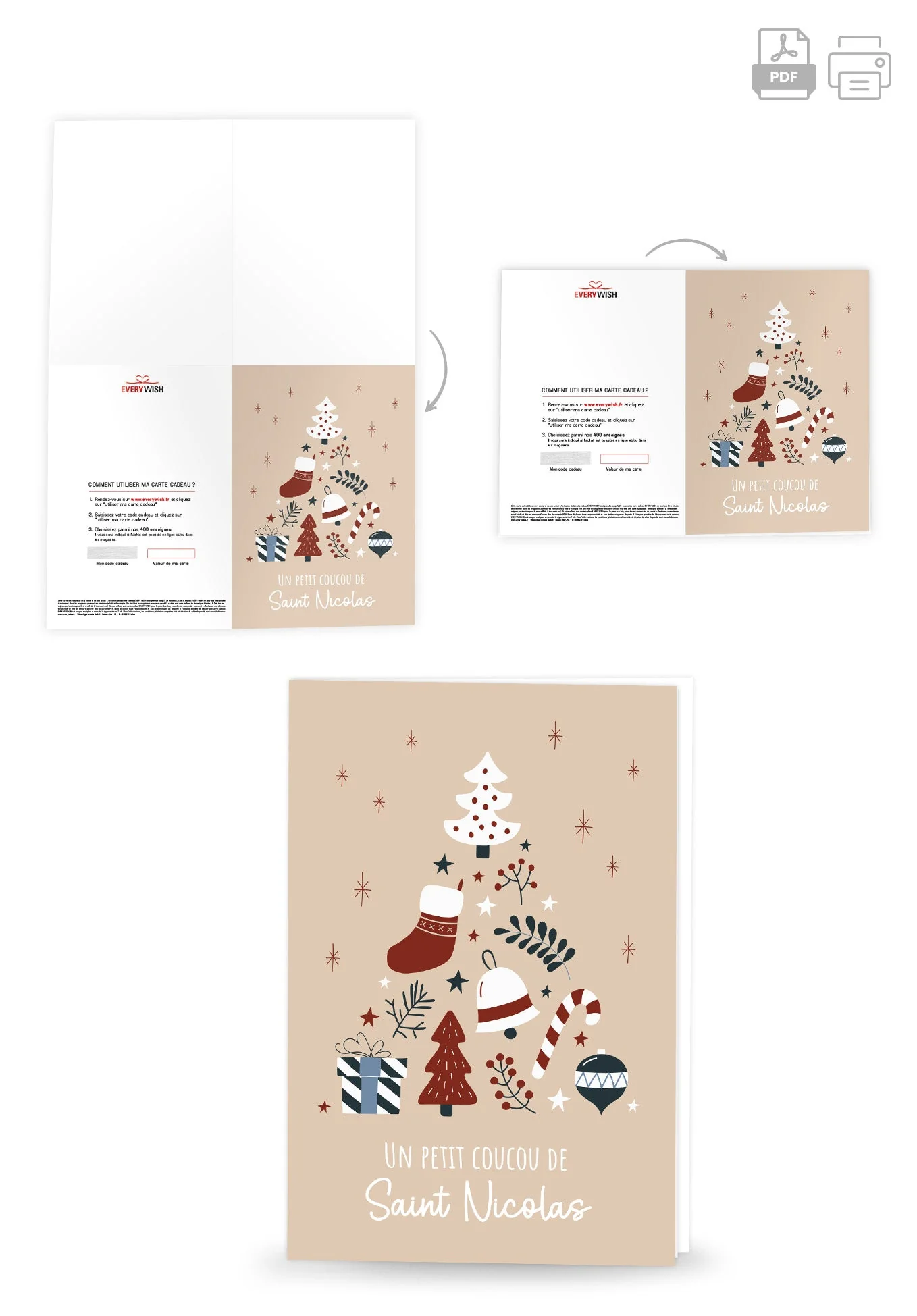 Coucou de Saint Nicolas - Doodle Beige PDF - Image 4