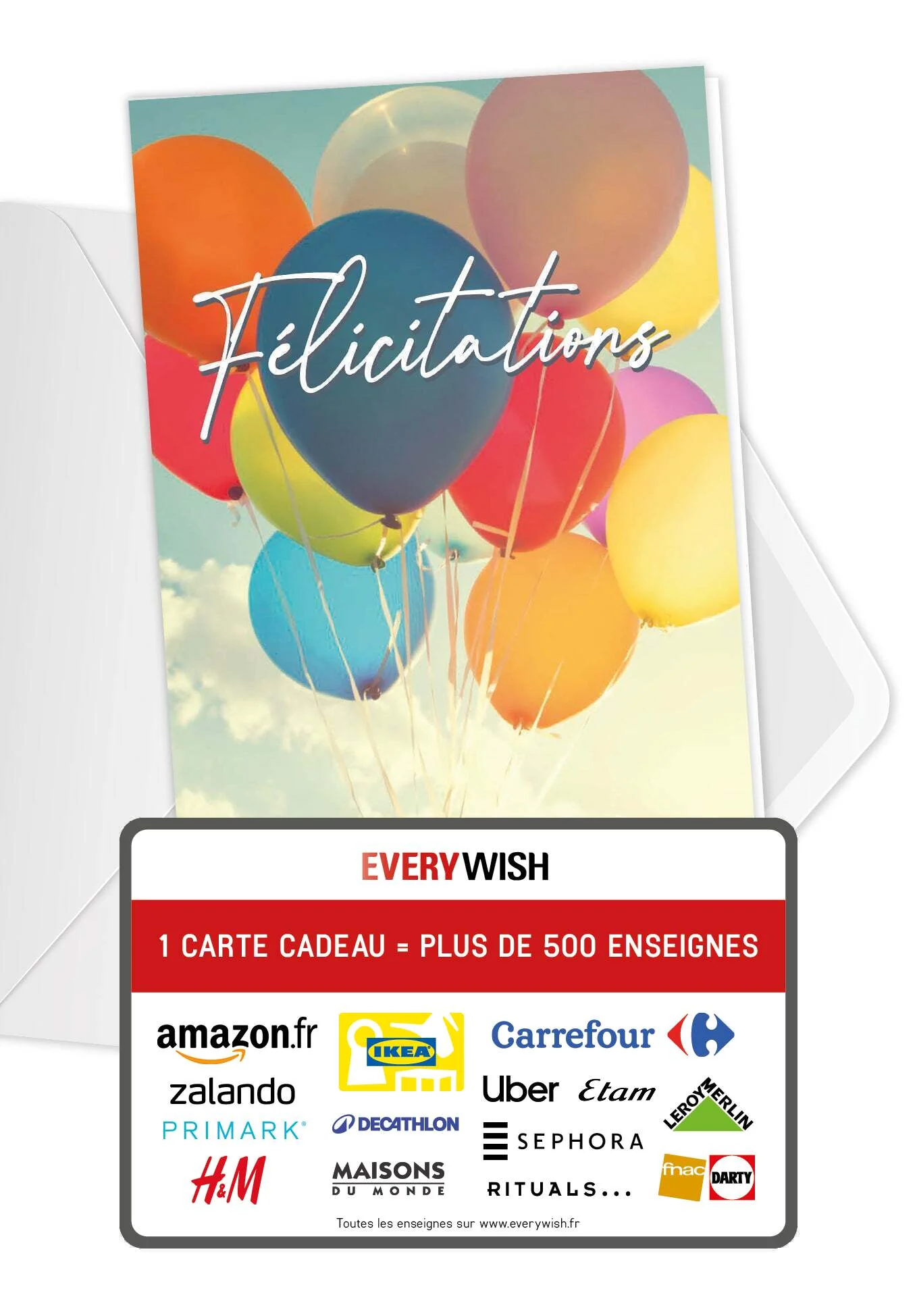 Félicitations - Ballons colorés PDF