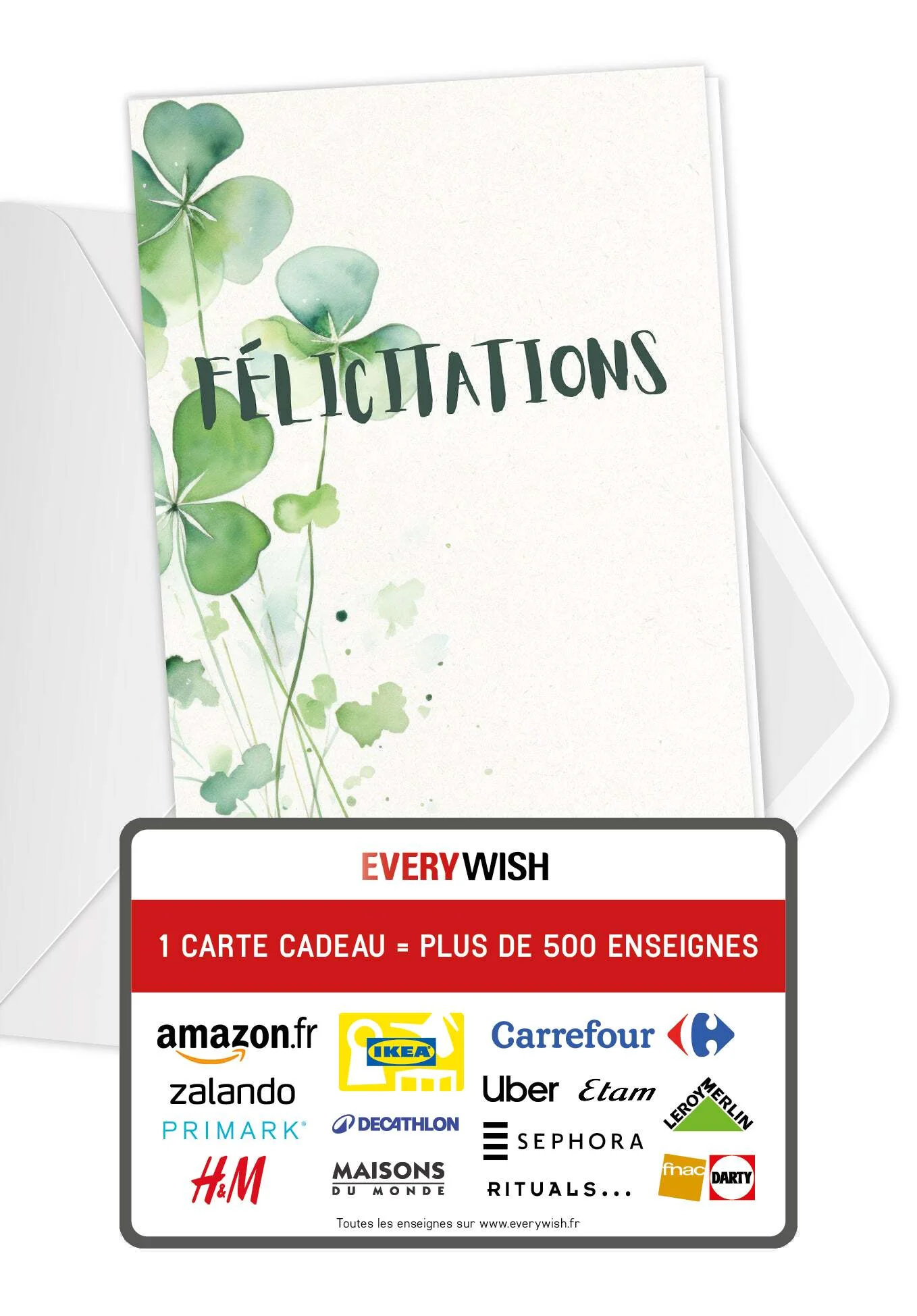 Félicitations - Feuille de trèfle PDF