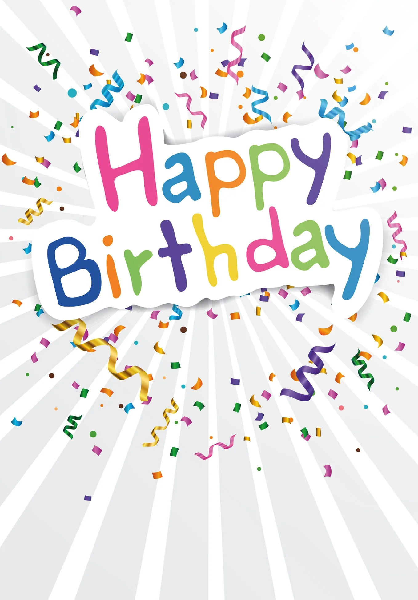 Happy Birthday - Confettis PDF - Image 2