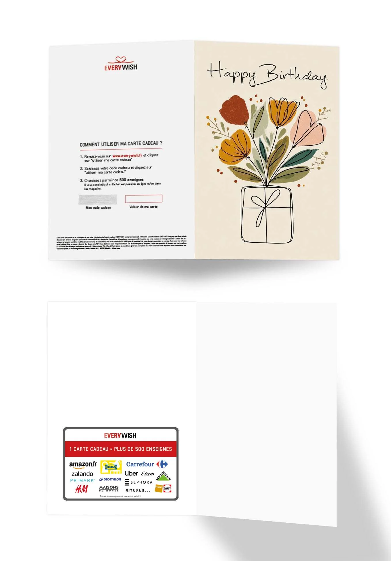 Happy Birthday - Fleurs cadeaux PDF - Image 3