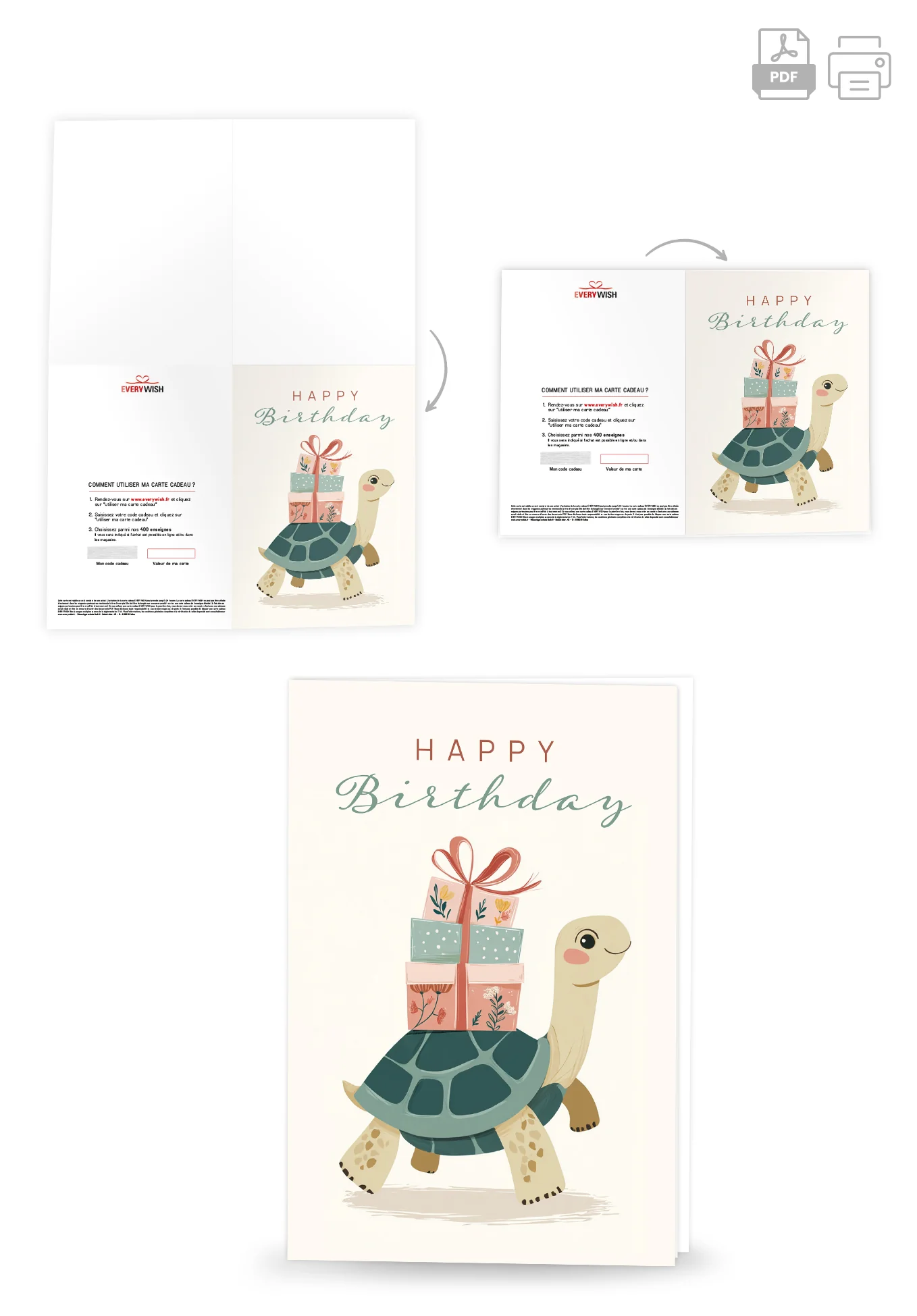 Happy Birthday - Tortue PDF - Image 4