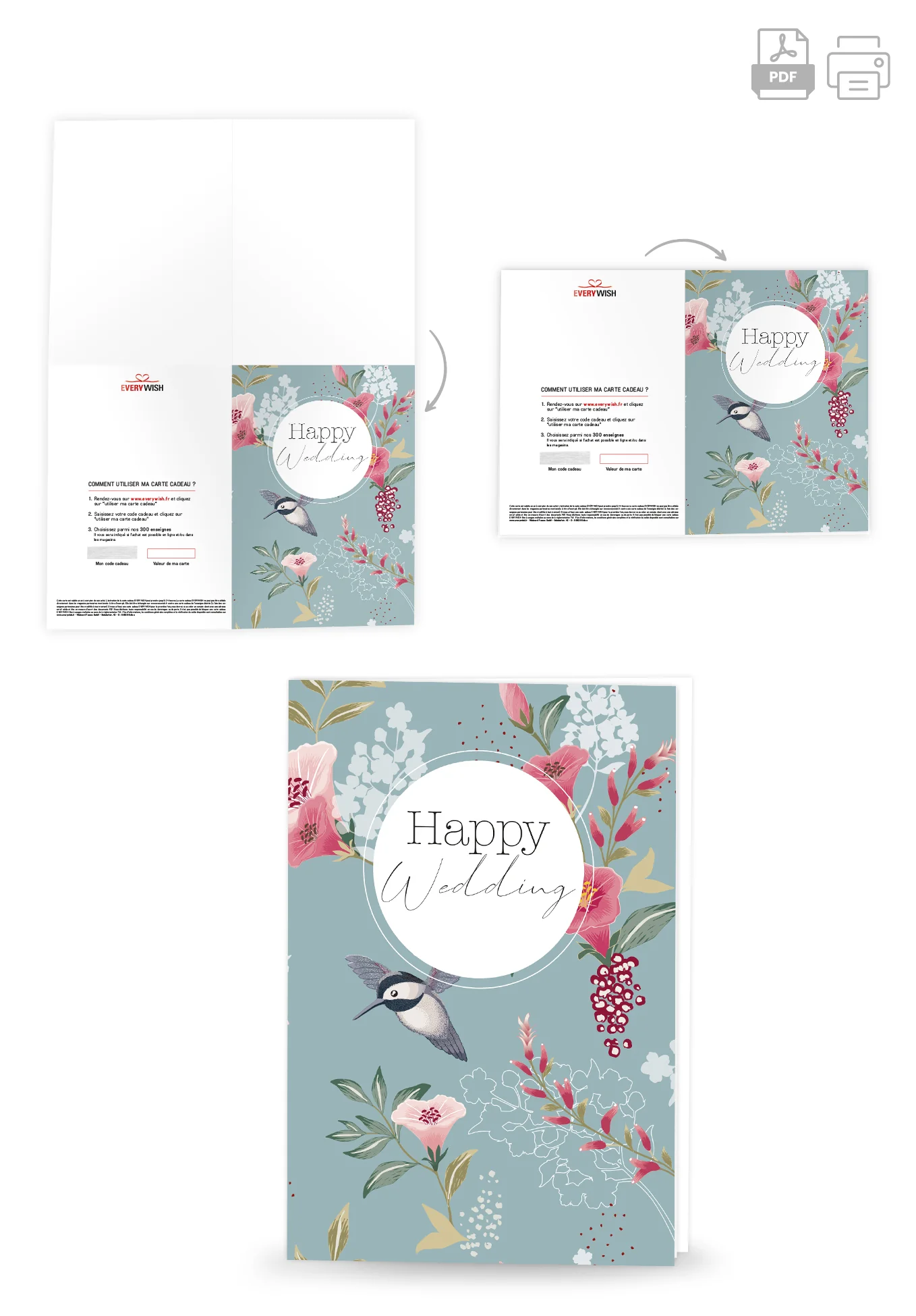 Happy Wedding - Oiseau - Image 4