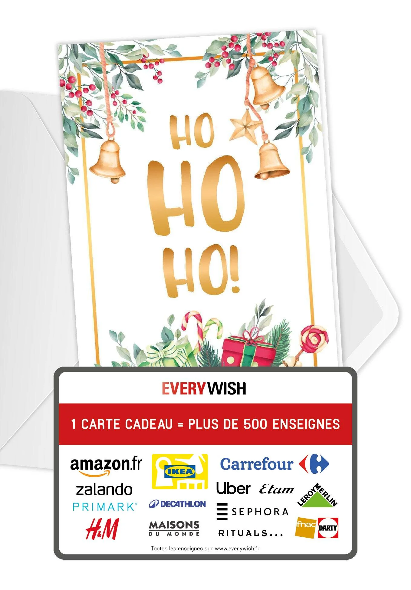 Ho Ho Ho - Branches Aquarelle PDF