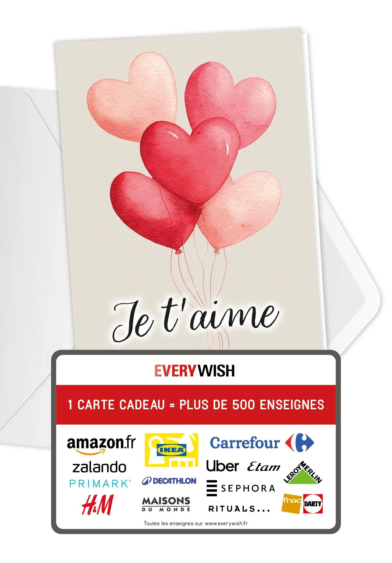 Je t'aime - Ballons coeurs PDF