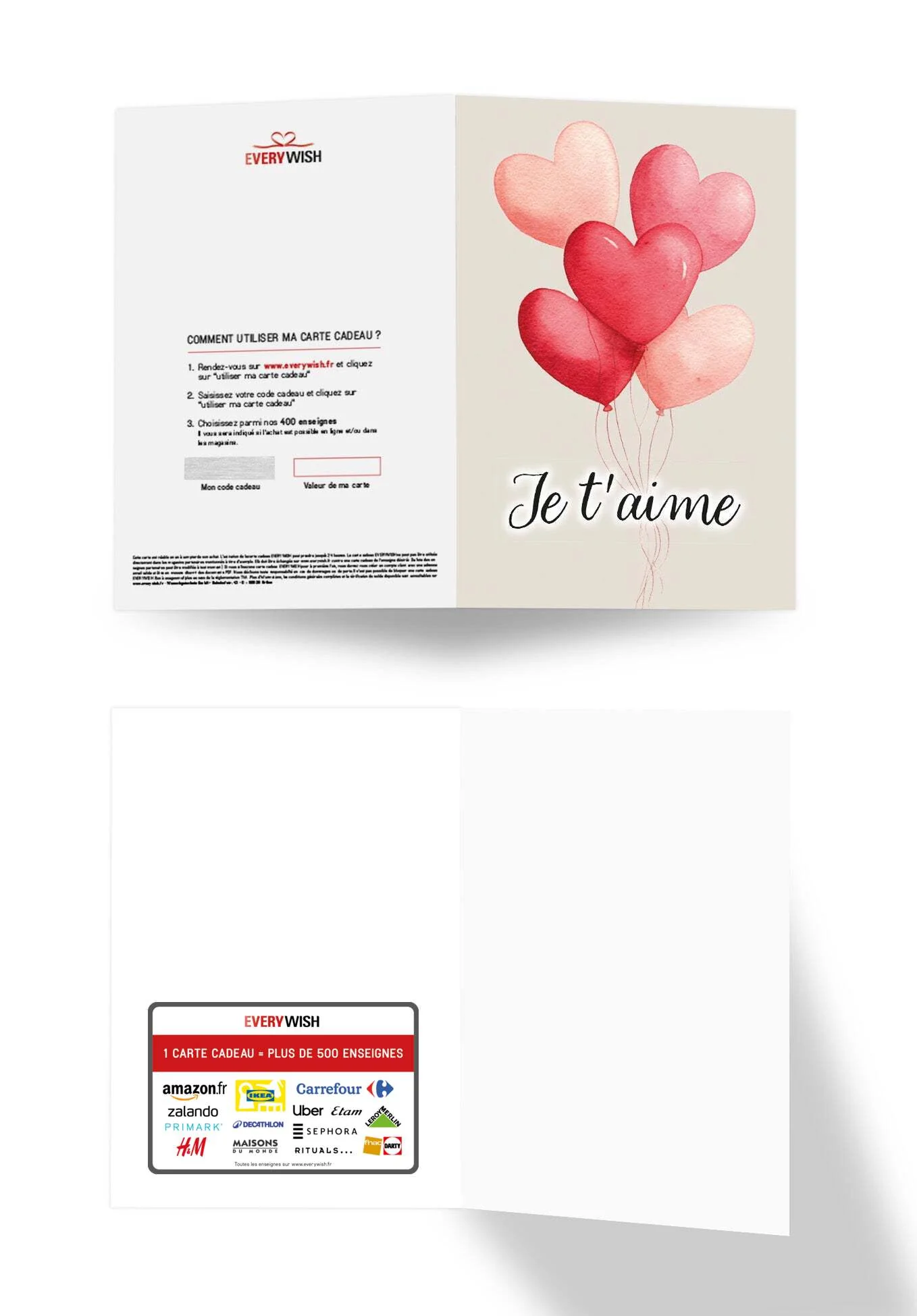 Je t'aime - Ballons coeurs PDF - Image 3