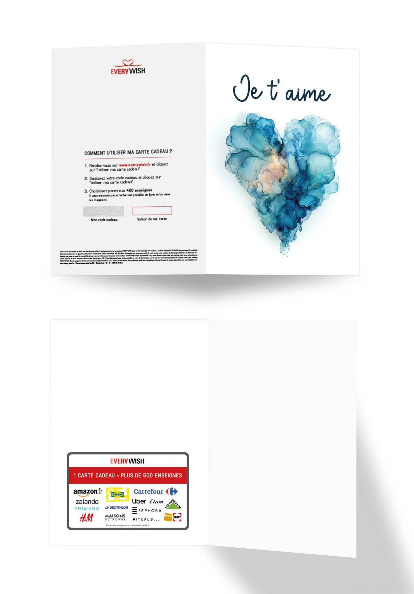 Je t'aime - Cœur bleu - Image 3