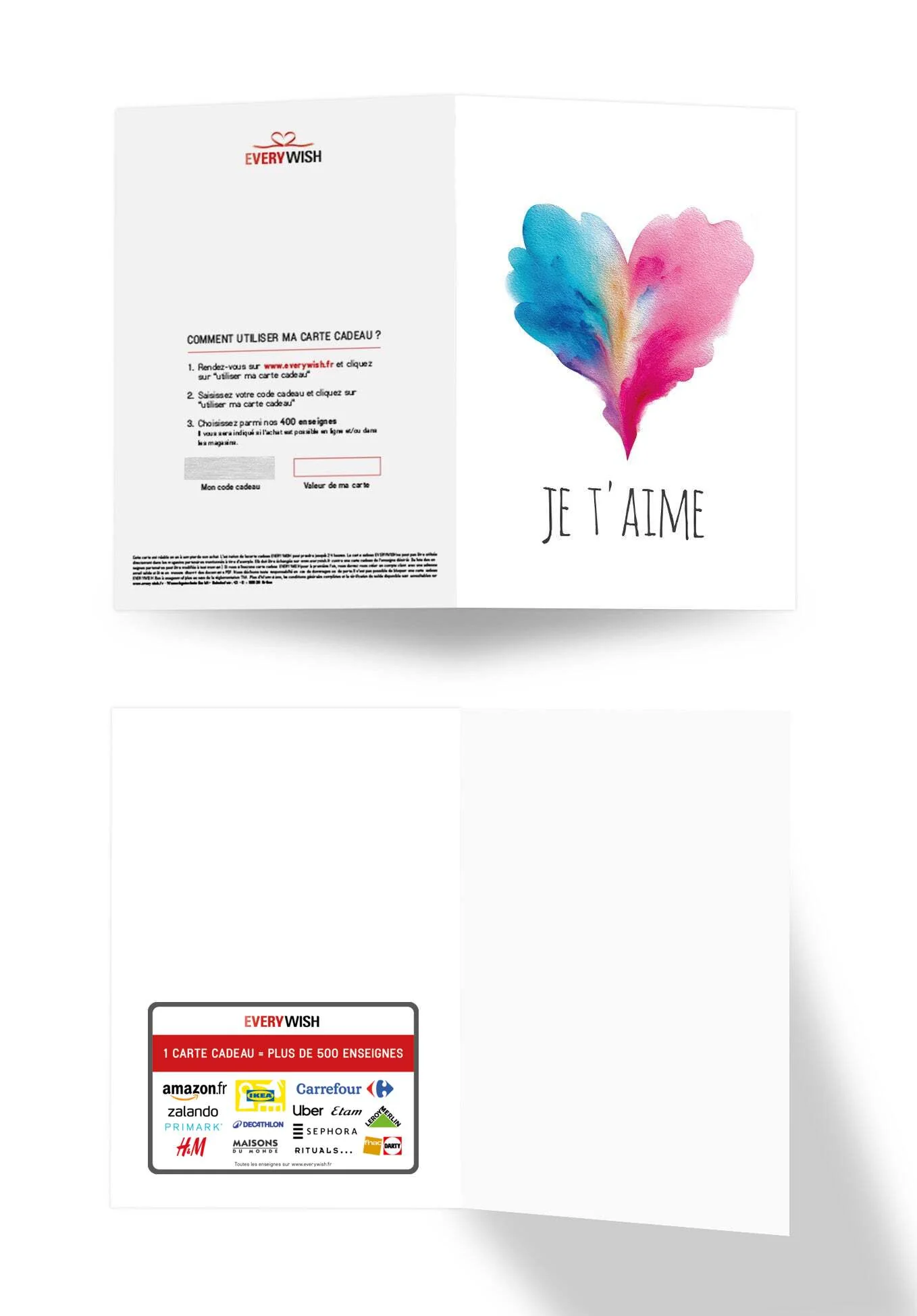 Je t'aime - Cœur bleu-rose PDF - Image 3