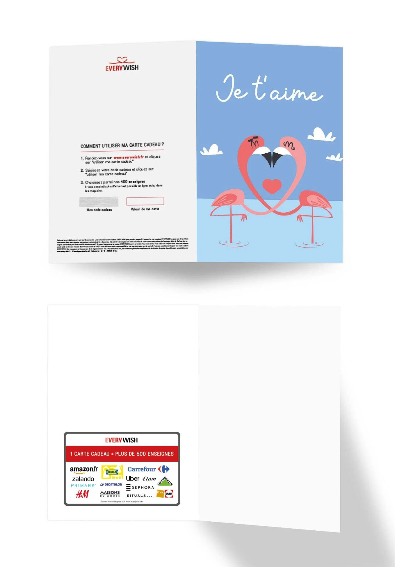 Je t'aime - Flamants roses - Image 3