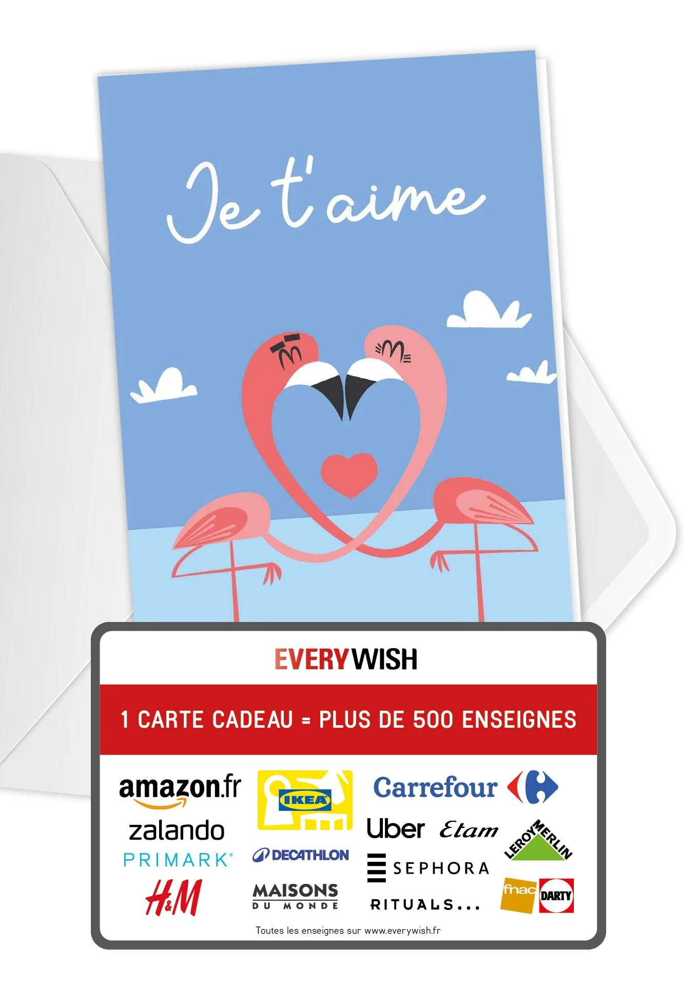 Je t'aime - Flamants roses PDF