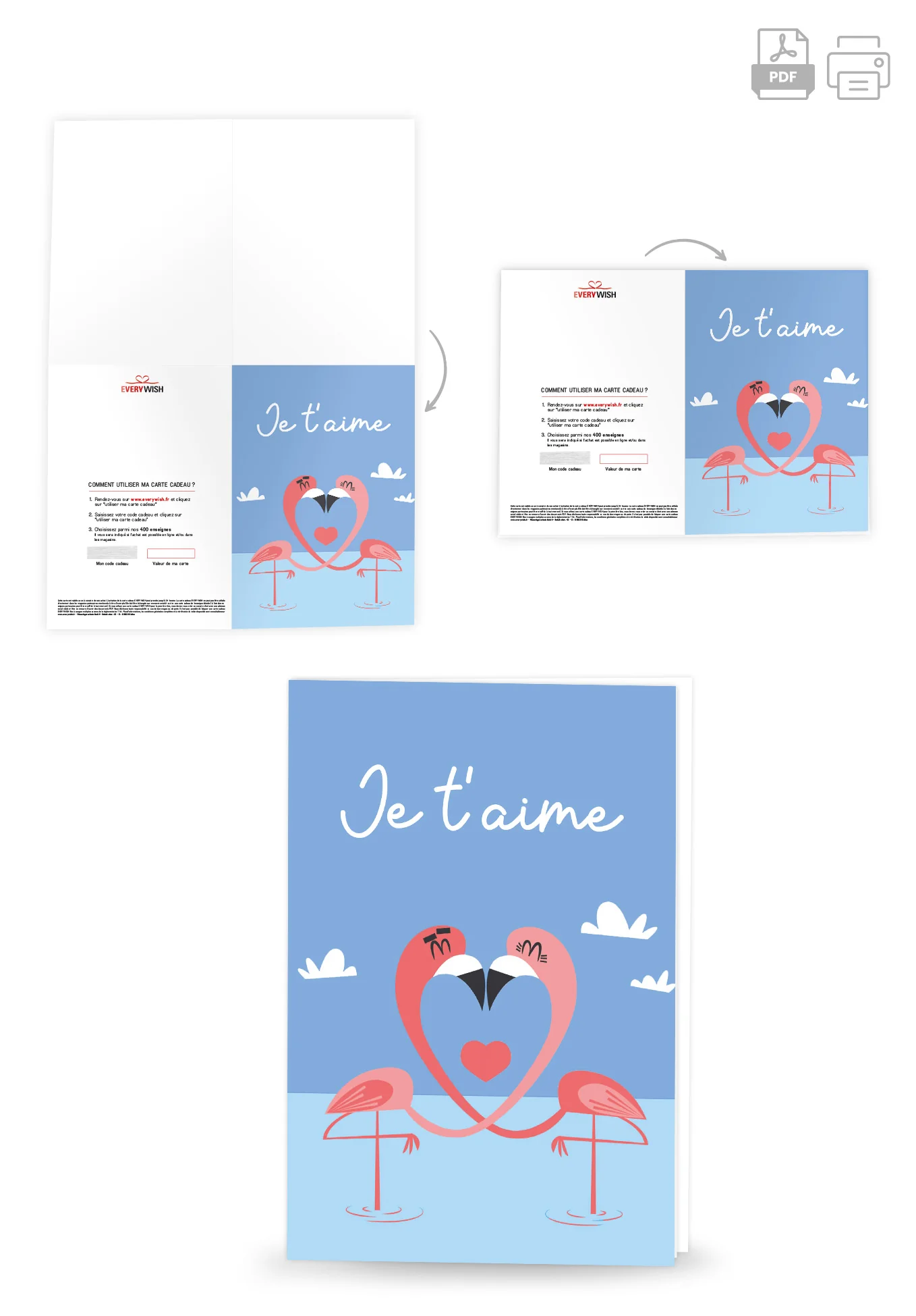 Je t'aime - Flamants roses PDF - Image 4