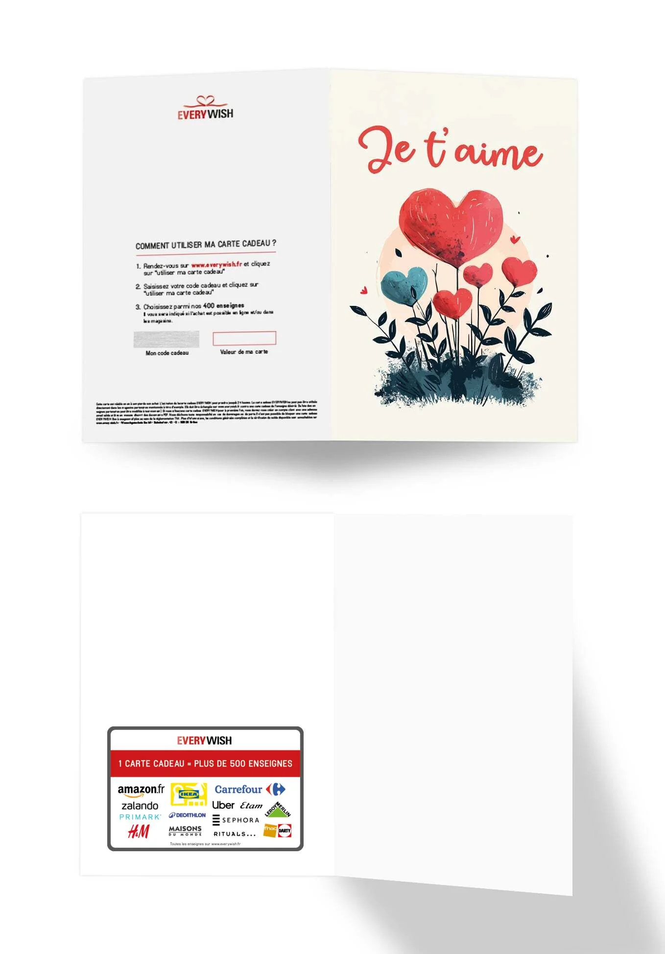 Je Taime - Fleurs en cœur - Image 3