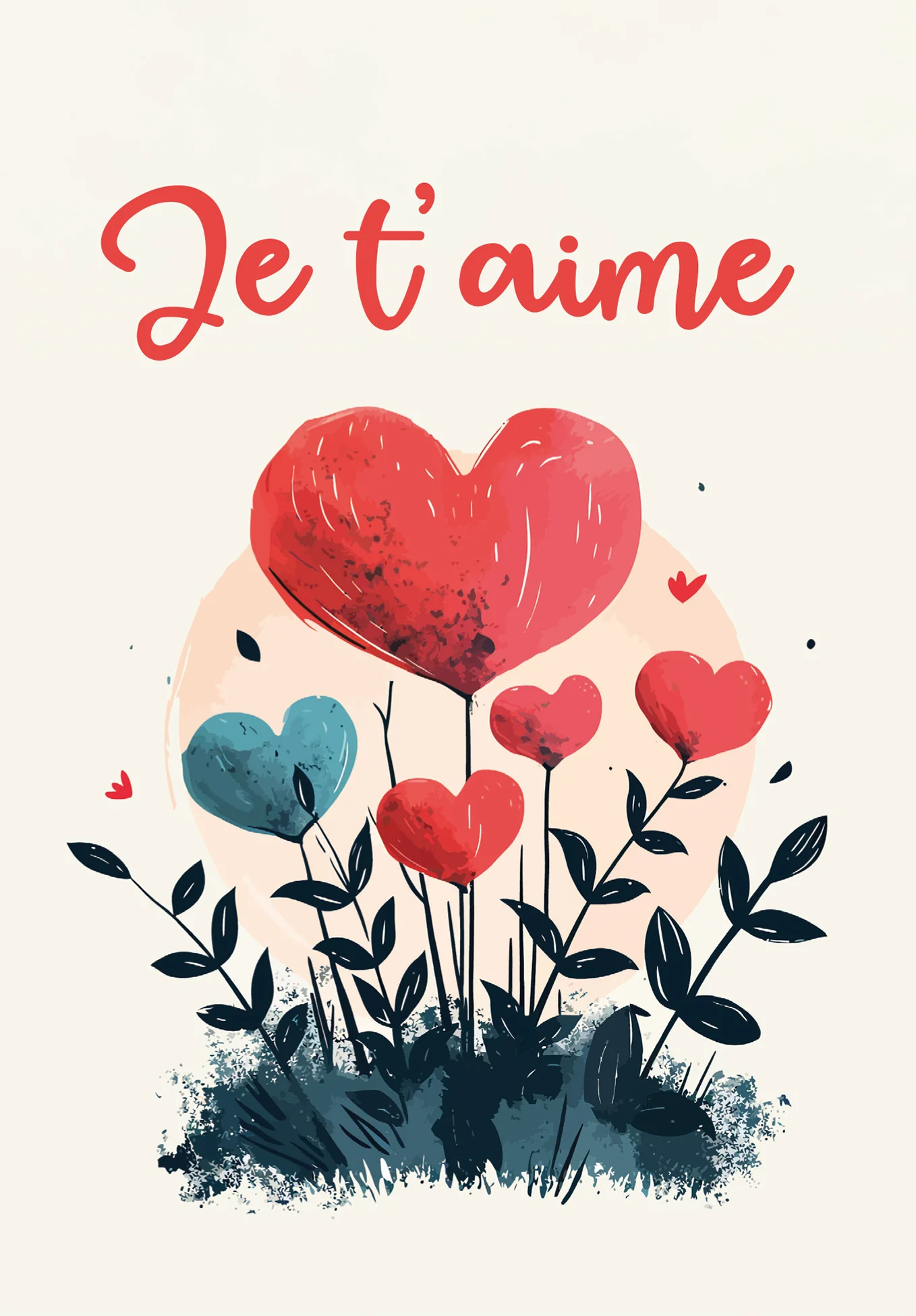 Je Taime - Fleurs en cœur PDF - Image 2