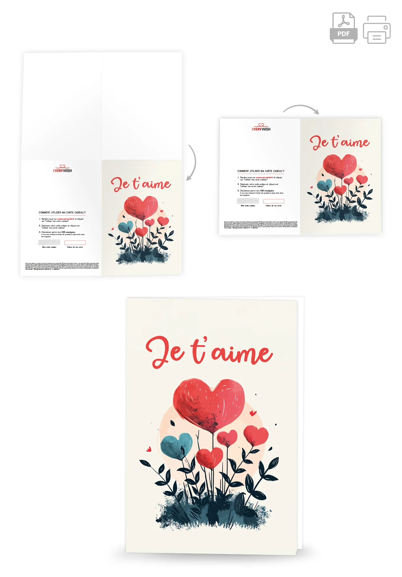 Je Taime - Fleurs en cœur PDF - Image 4