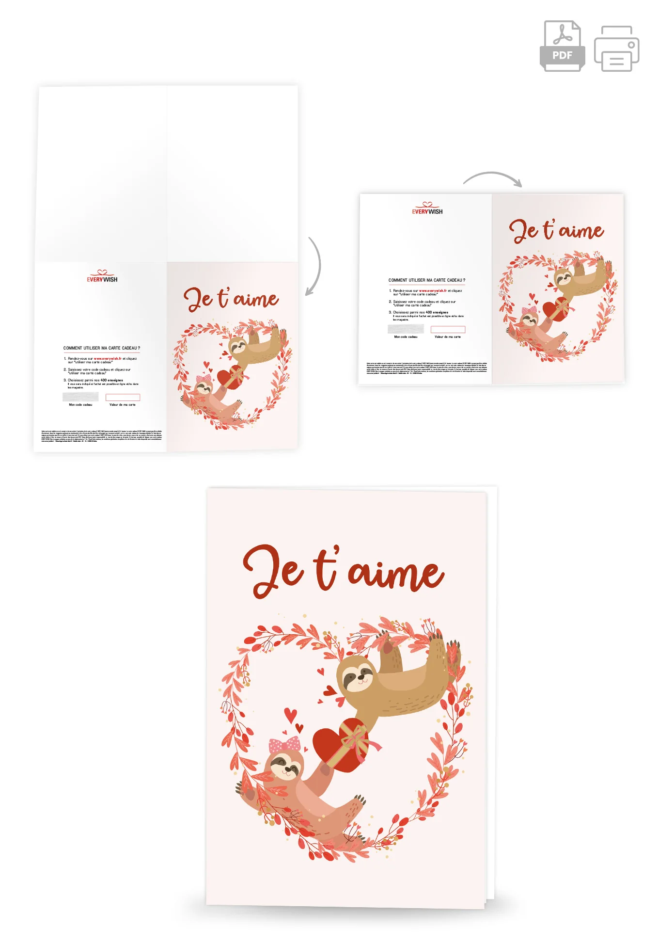 Je t'aime - Paresseux Cœur PDF - Image 4