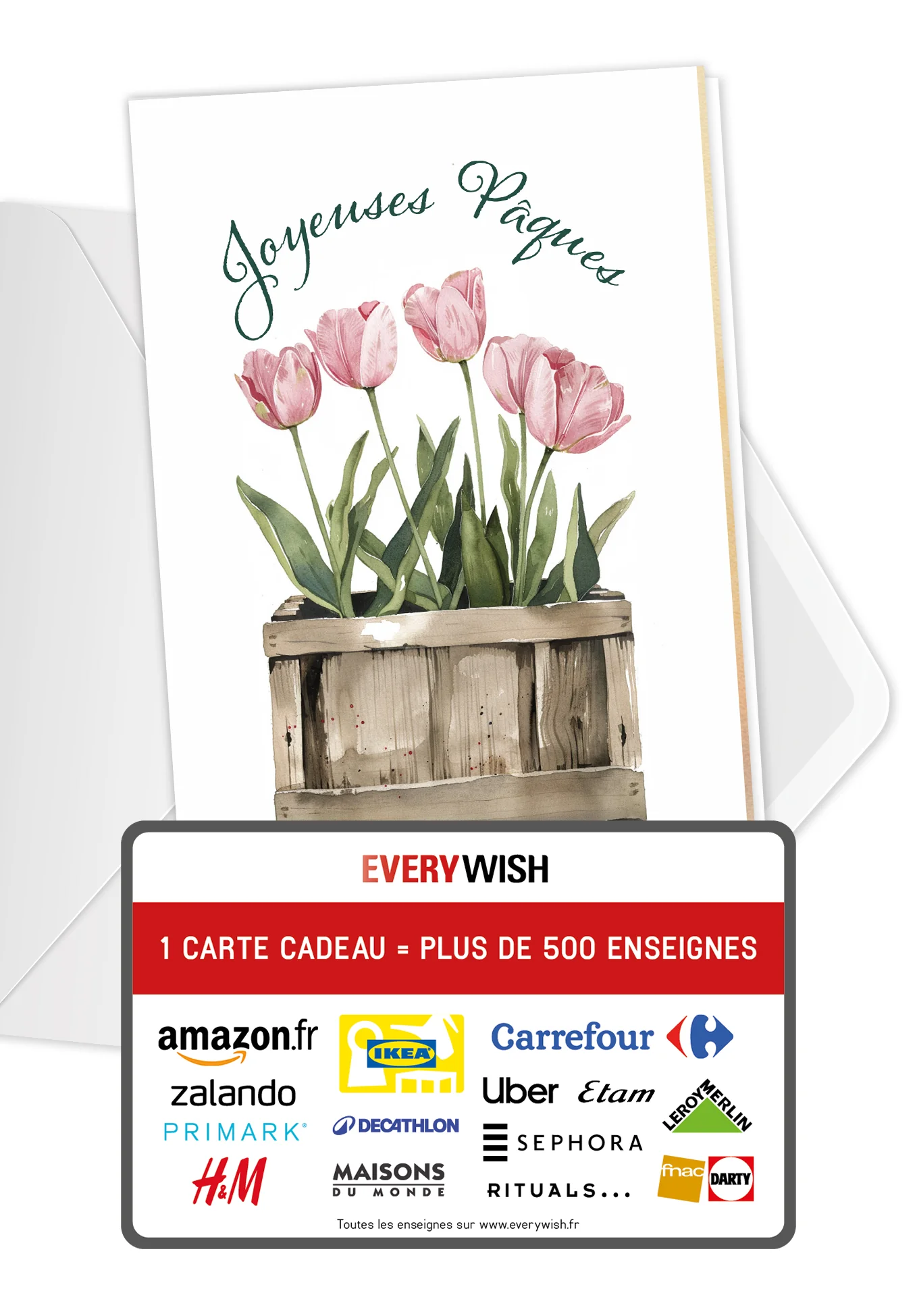 Joyeuses Pâques - Boîte de tulipes PDF