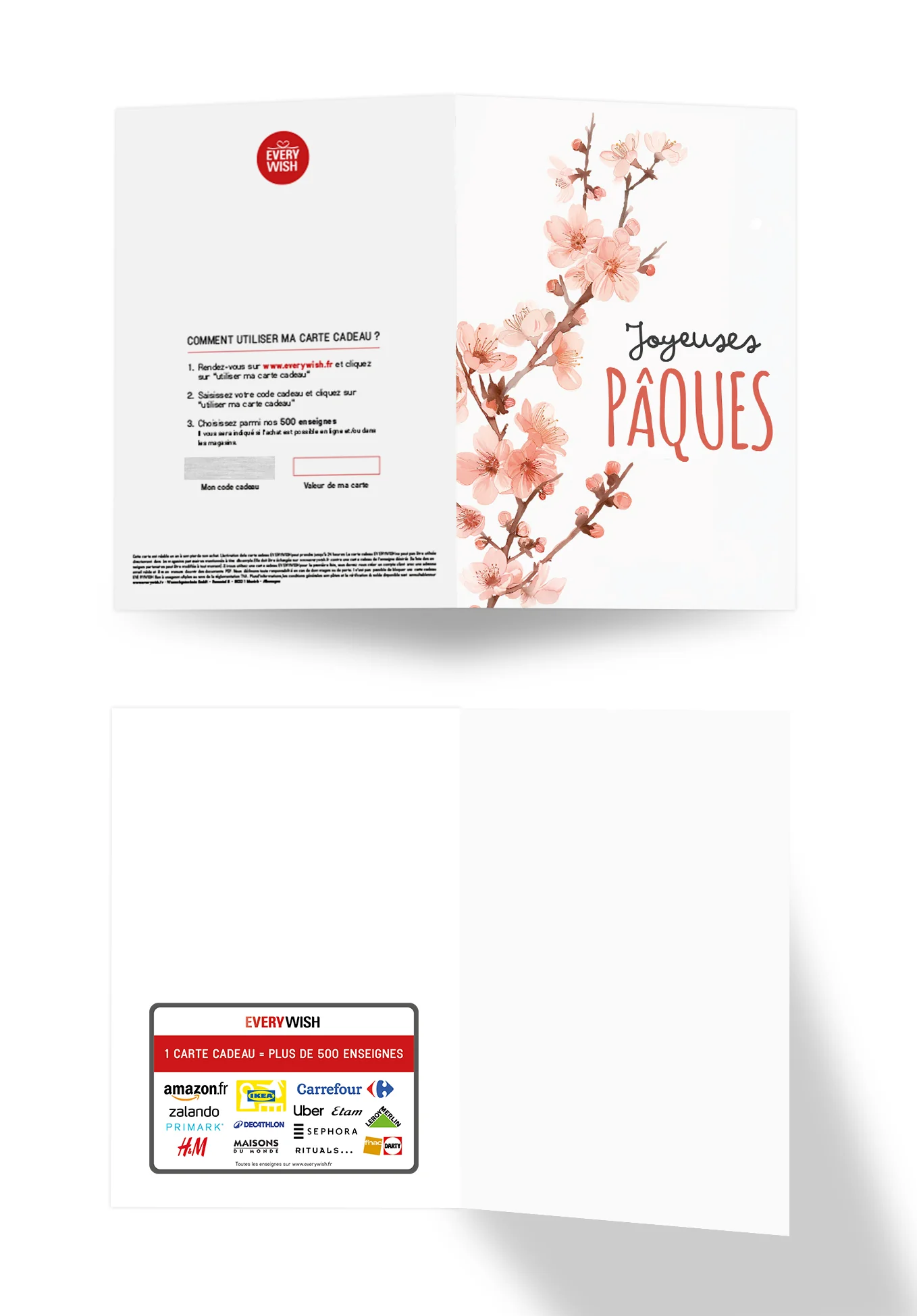 Joyeuses Pâques - Fleurs de cerisier à l'aquarelle PDF - Image 3