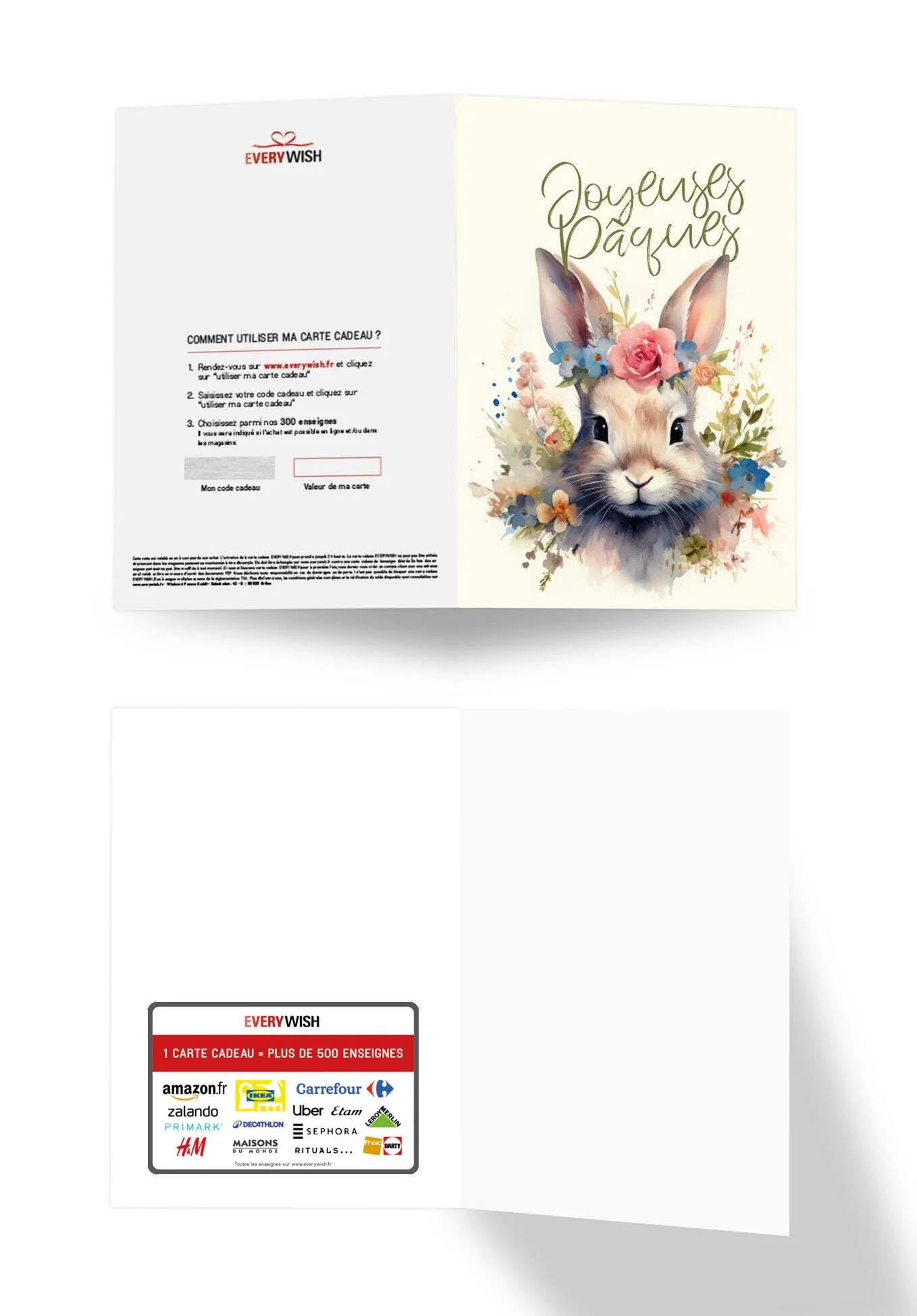 Joyeuses Pâques - Fleurs de lapin - Image 3