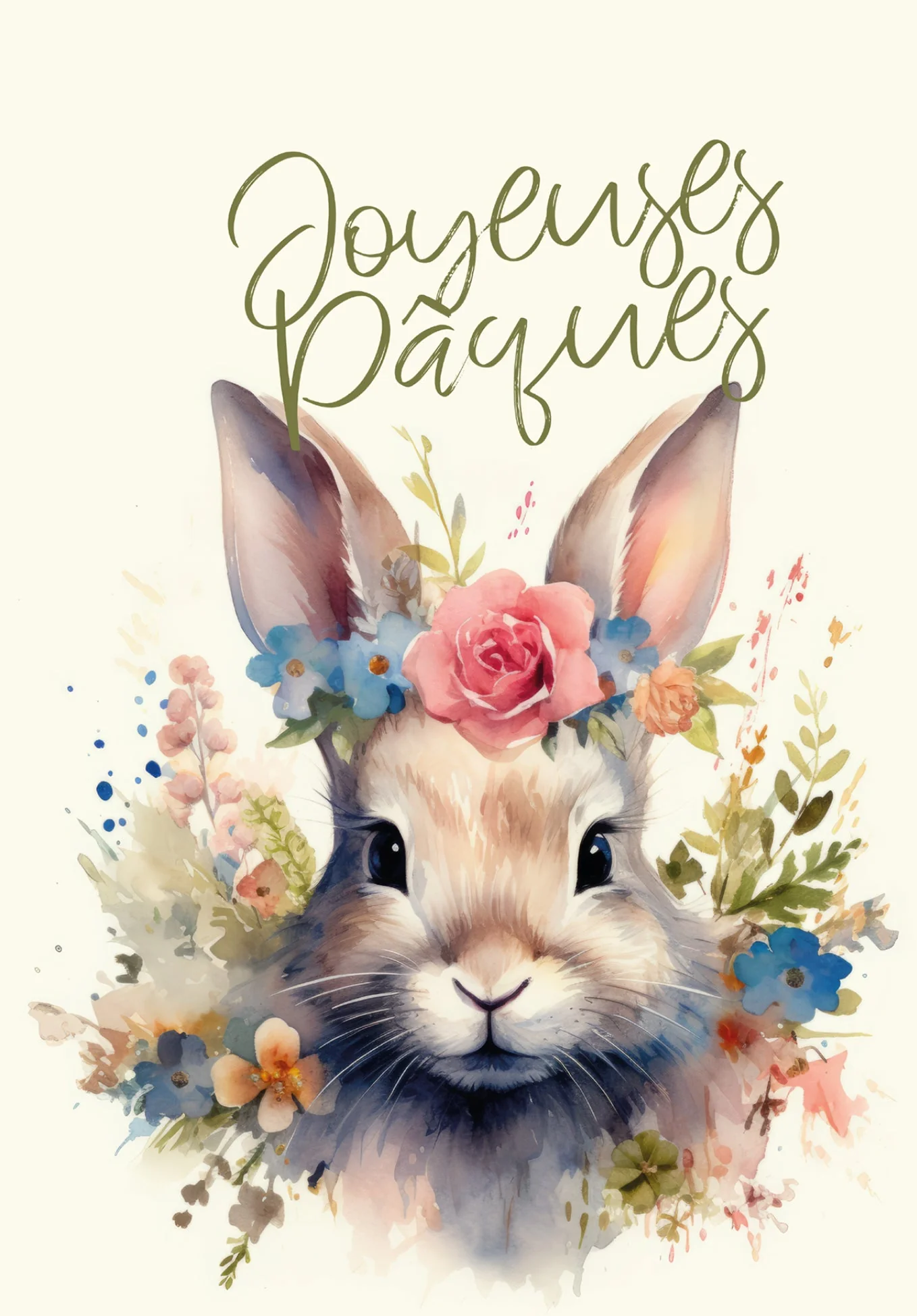 Joyeuses Pâques - Fleurs de lapin PDF - Image 2