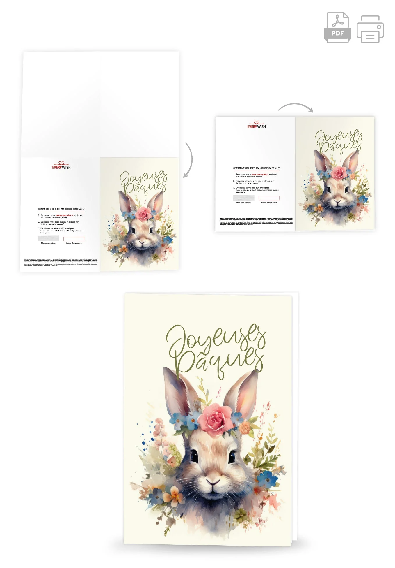 Joyeuses Pâques - Fleurs de lapin PDF - Image 4