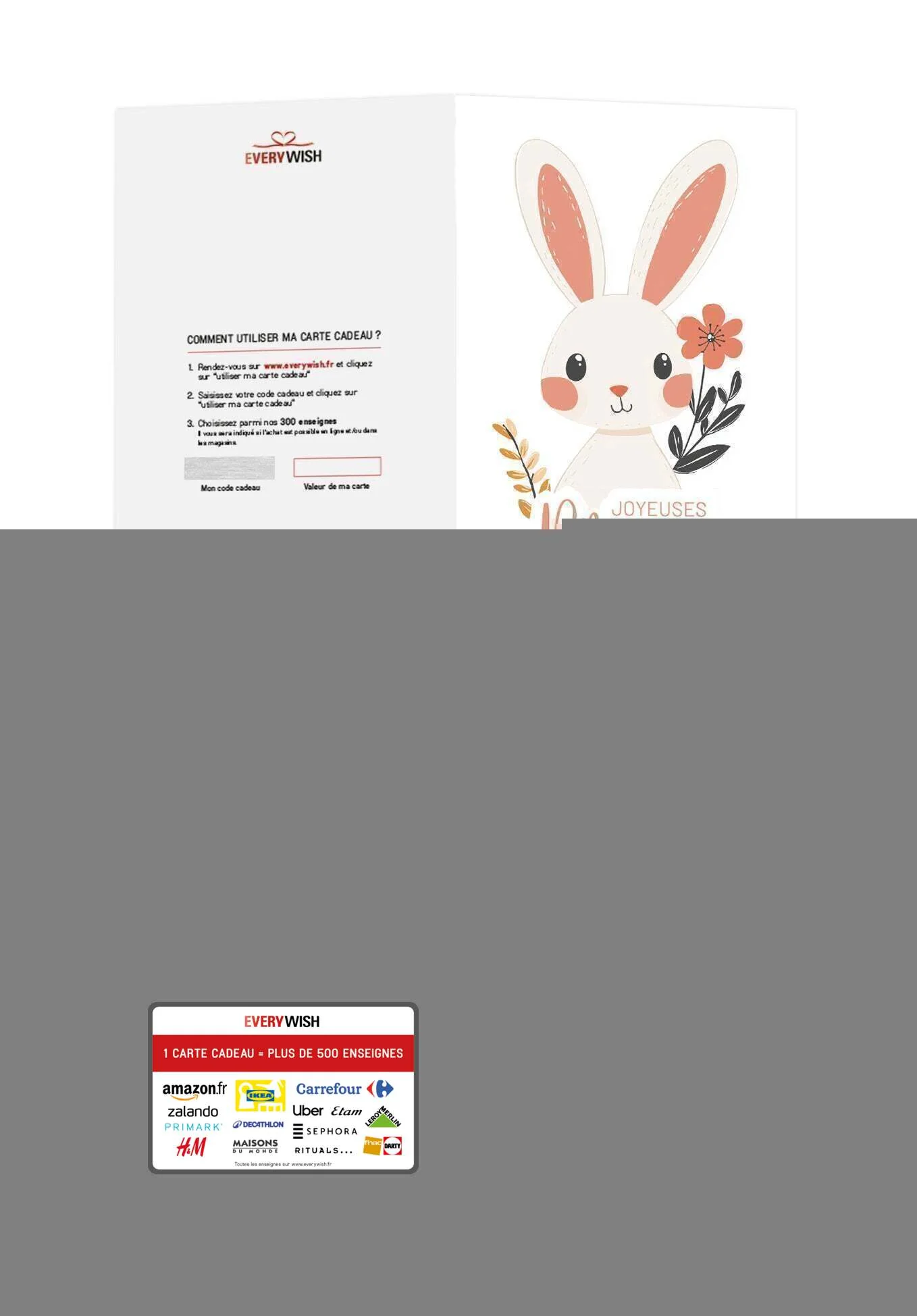 Joyeuses Pâques - Lapin blanc - Image 3