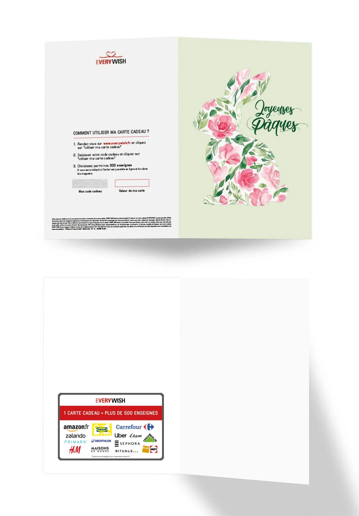 Joyeuses Pâques - Lapin fleur PDF - Image 3