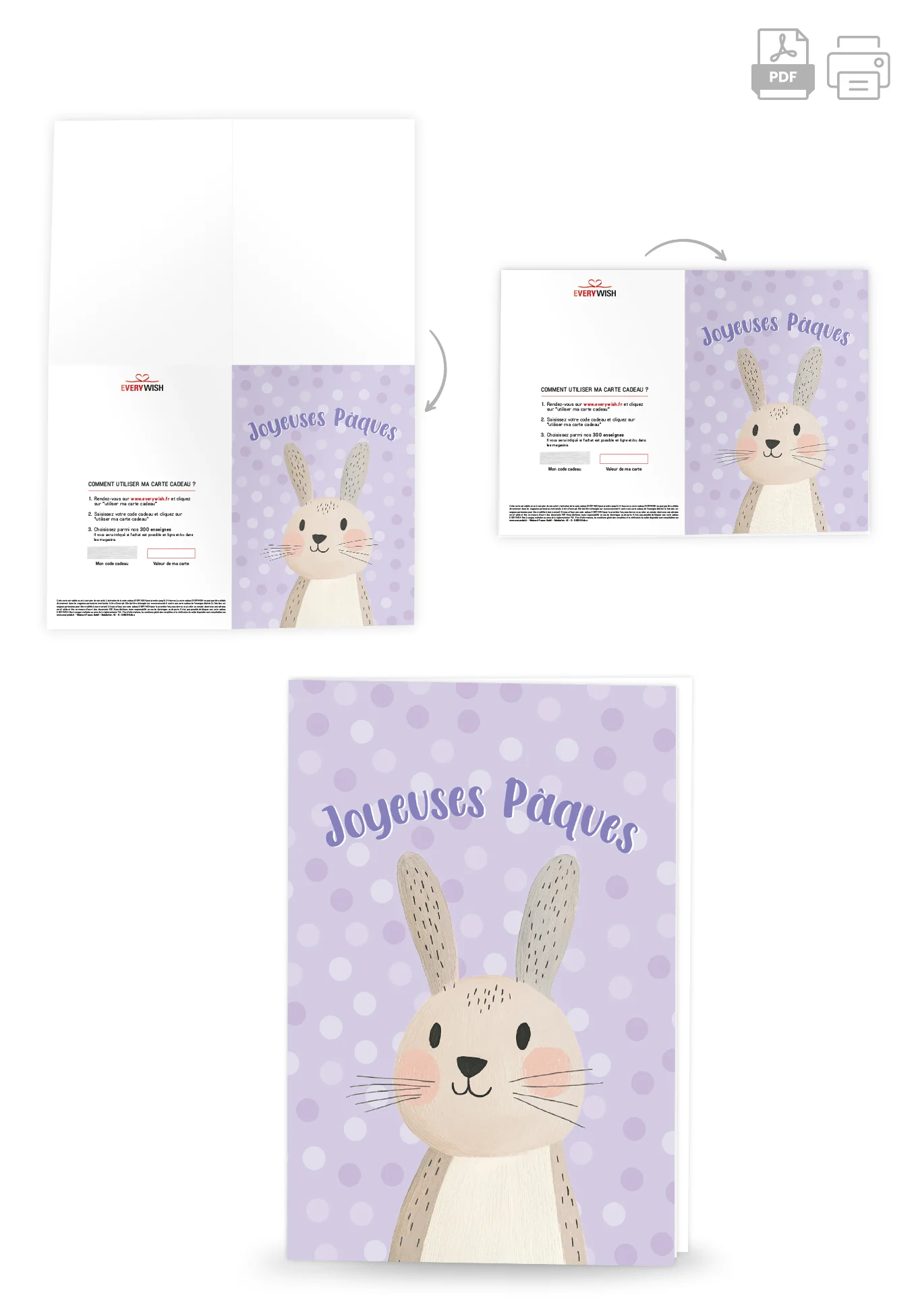 Joyeuses Pâques - Lapin Pastel - Image 4
