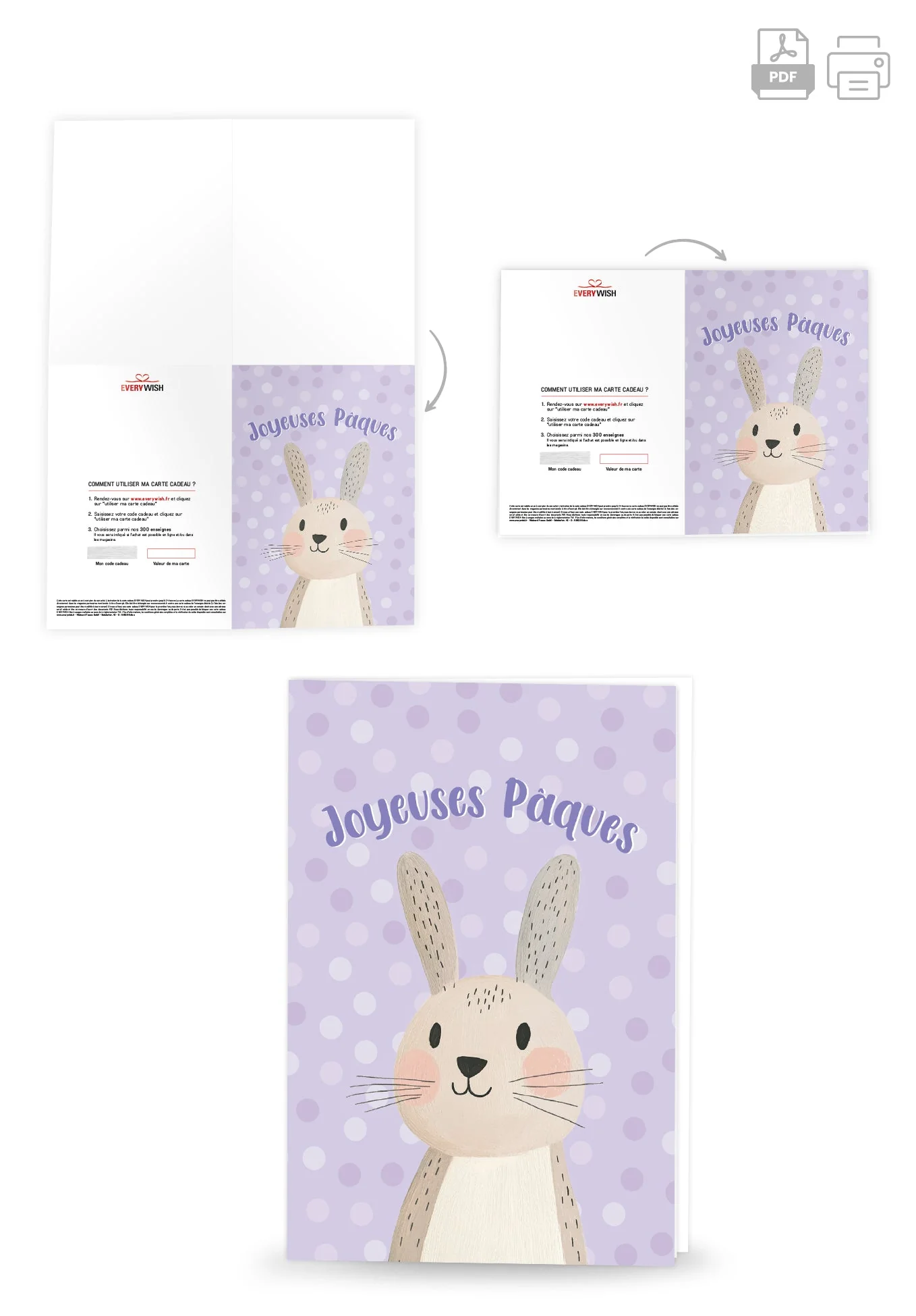 Joyeuses Pâques - Lapin Pastel PDF - Image 4