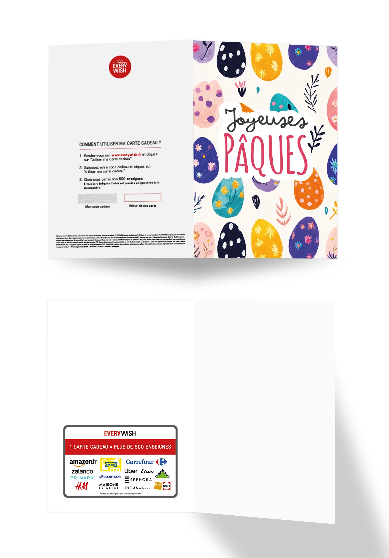 Joyeuses Pâques - Motif d'œufs coloré - Image 3