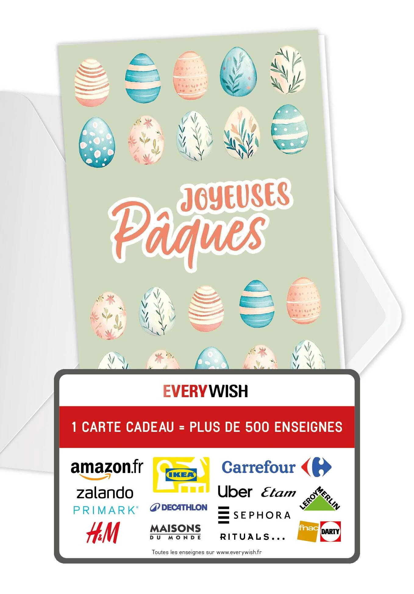 Joyeuses Pâques - Motif oeufs Vert PDF