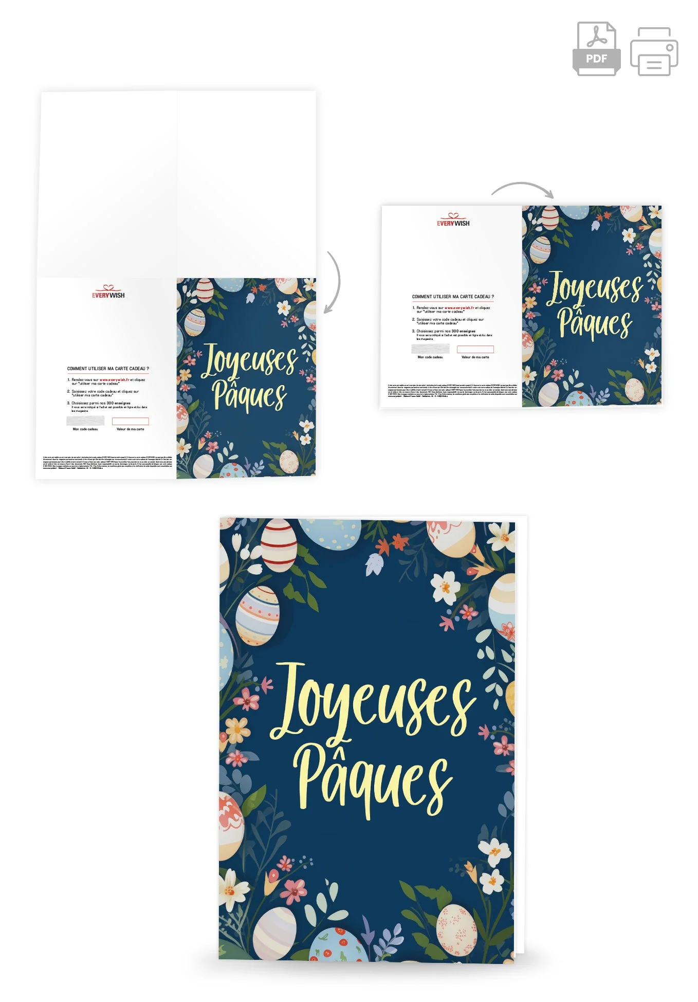 Joyeuses Pâques - Oeufs de Pâques fleurs PDF - Image 4