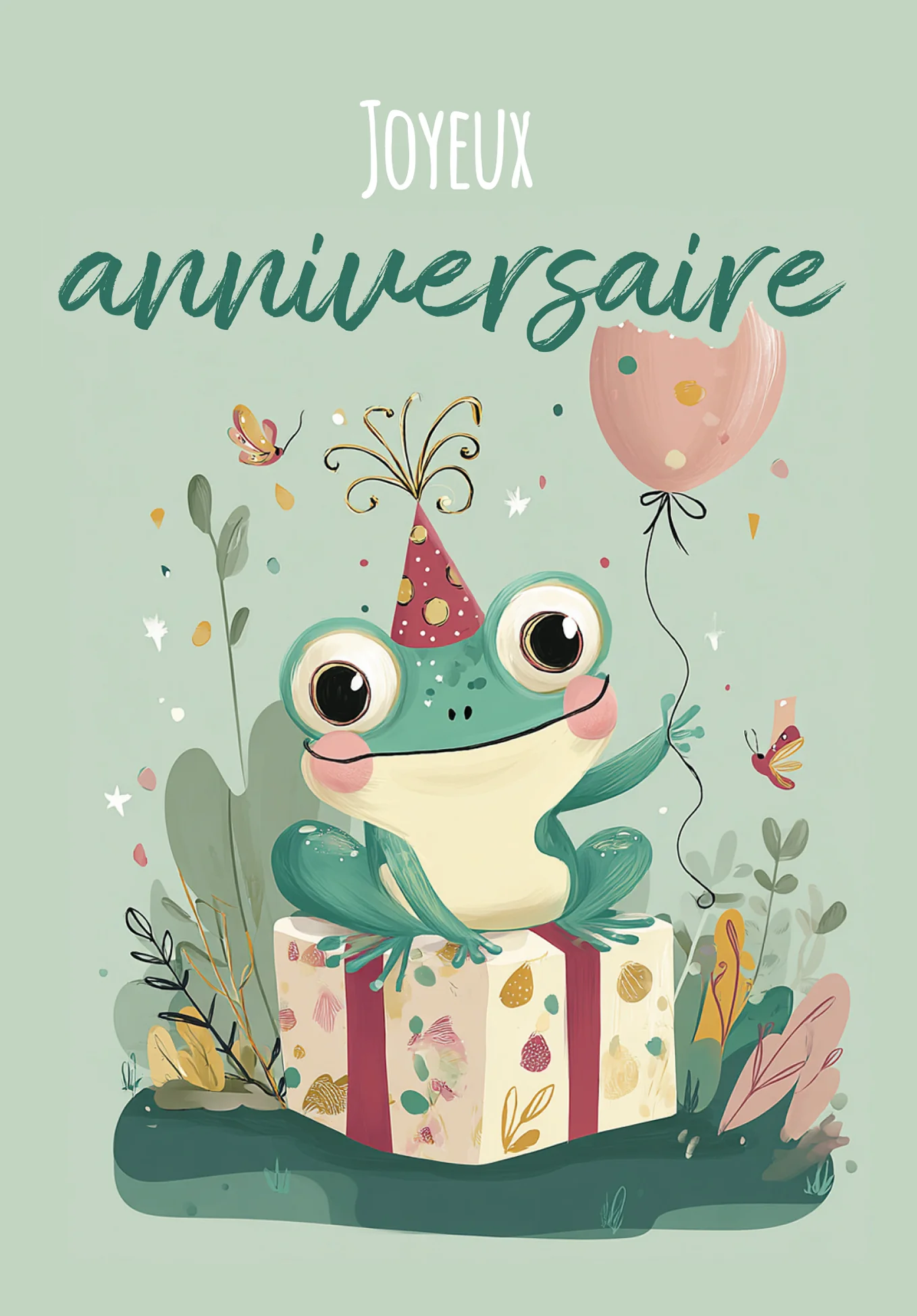 Joyeux anniversaire - Grenouille PDF - Image 2