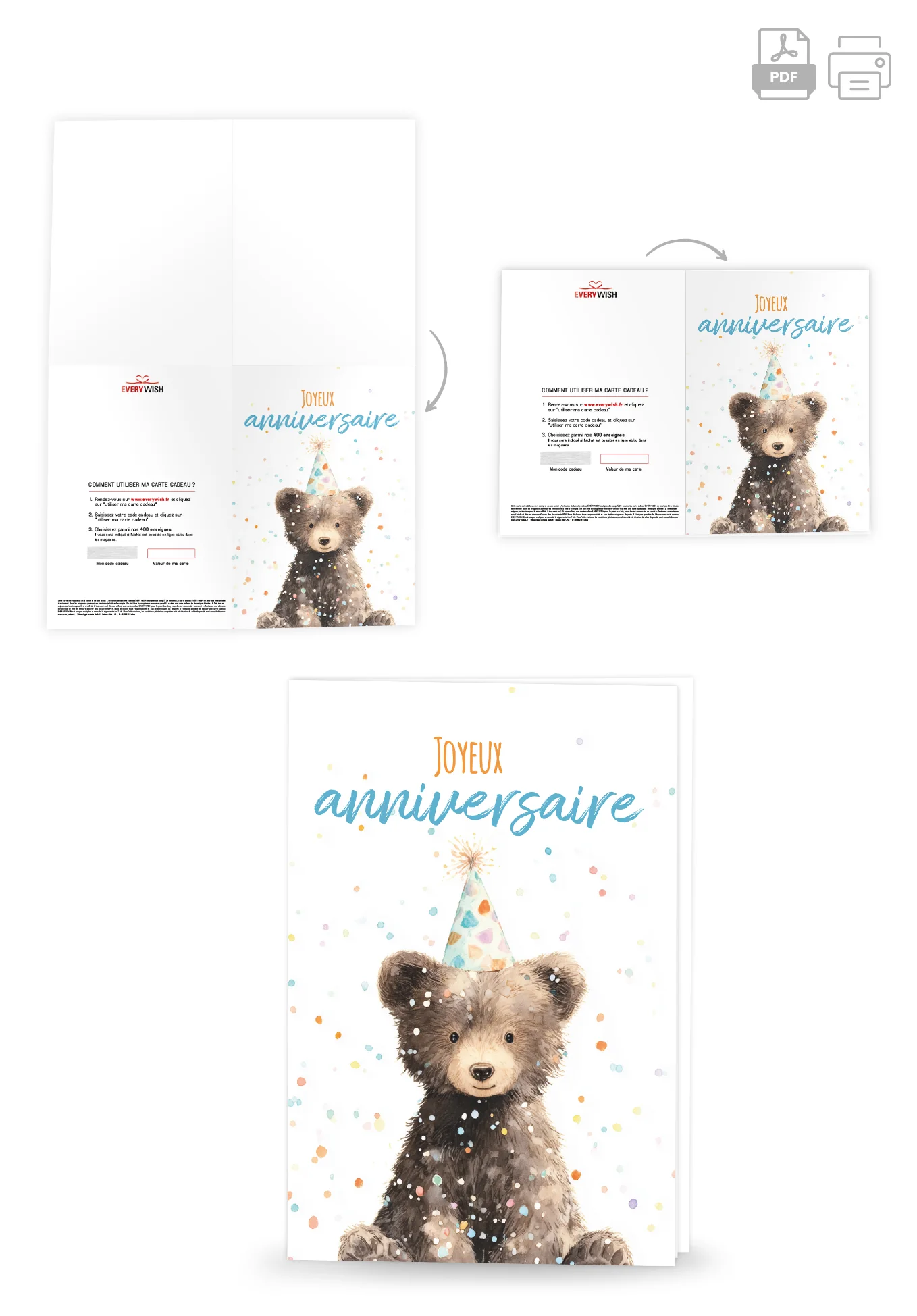 Joyeux anniversaire - Ours PDF - Image 4