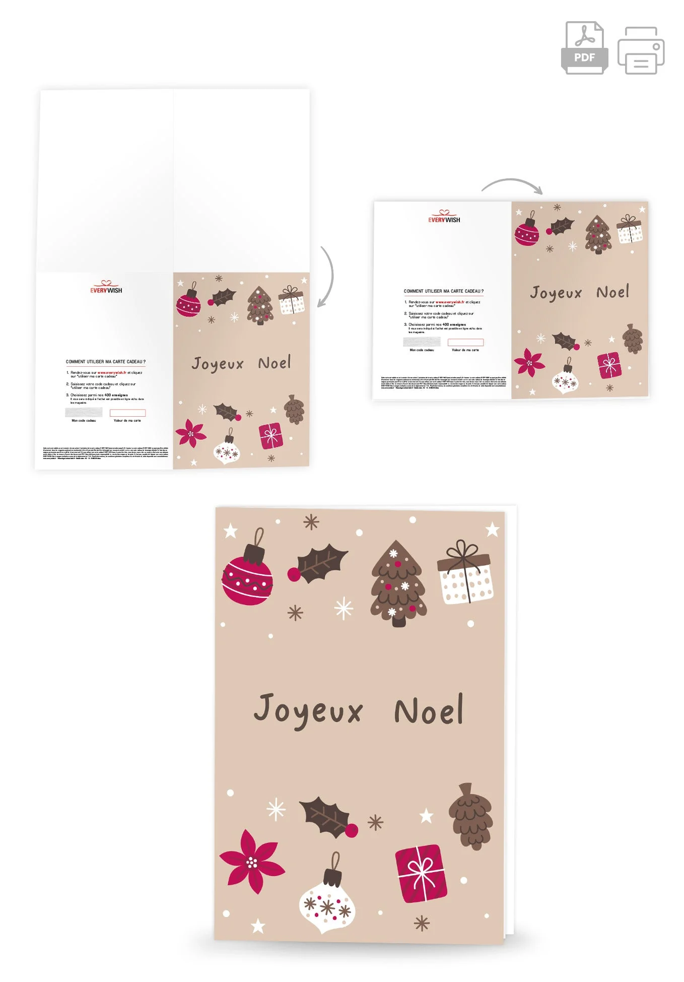 Joyeux Noël - Ornements Beige PDF - Image 4