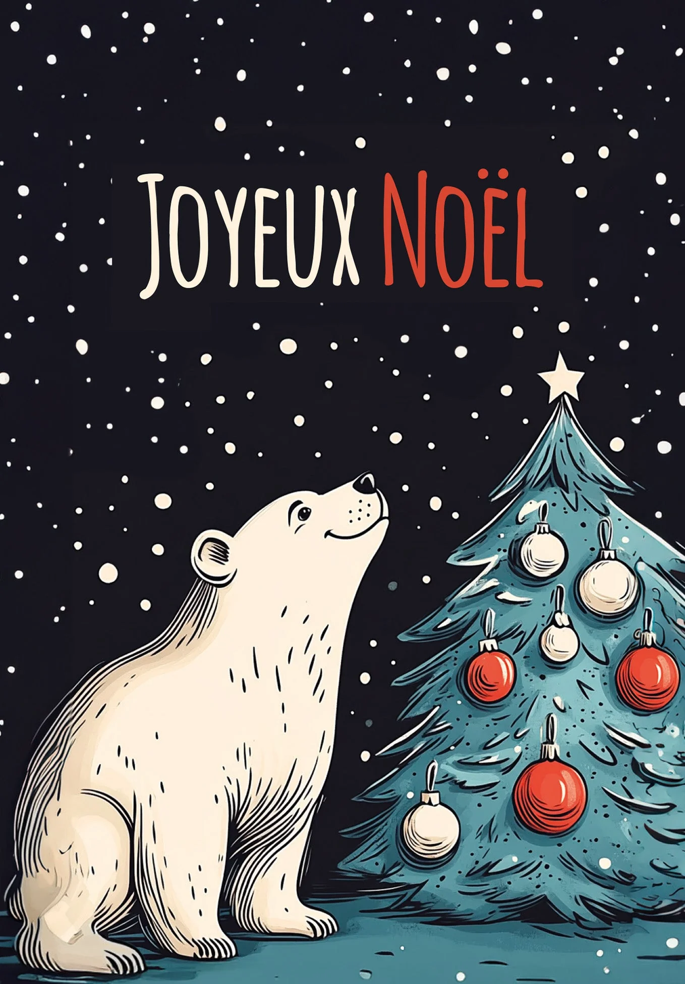 Joyeux Noël - Ours polaire PDF - Image 2