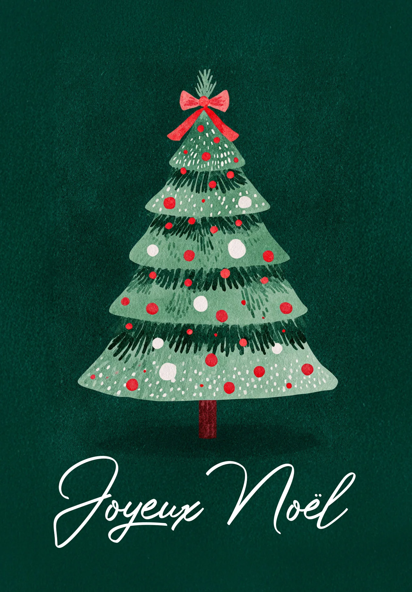 Joyeux Noël - Sapin Vert - Image 2