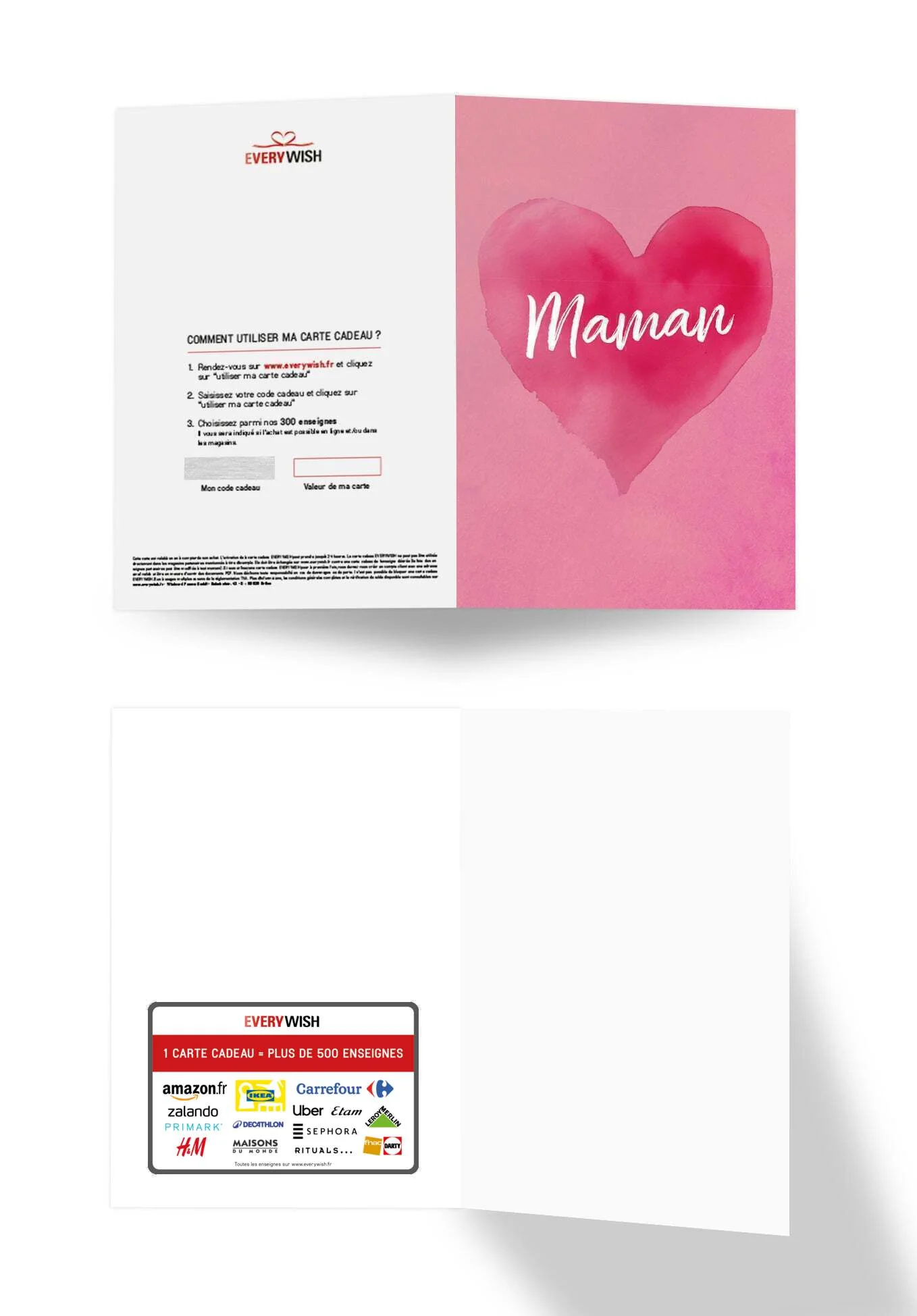 Maman - Cœur rose - Image 3