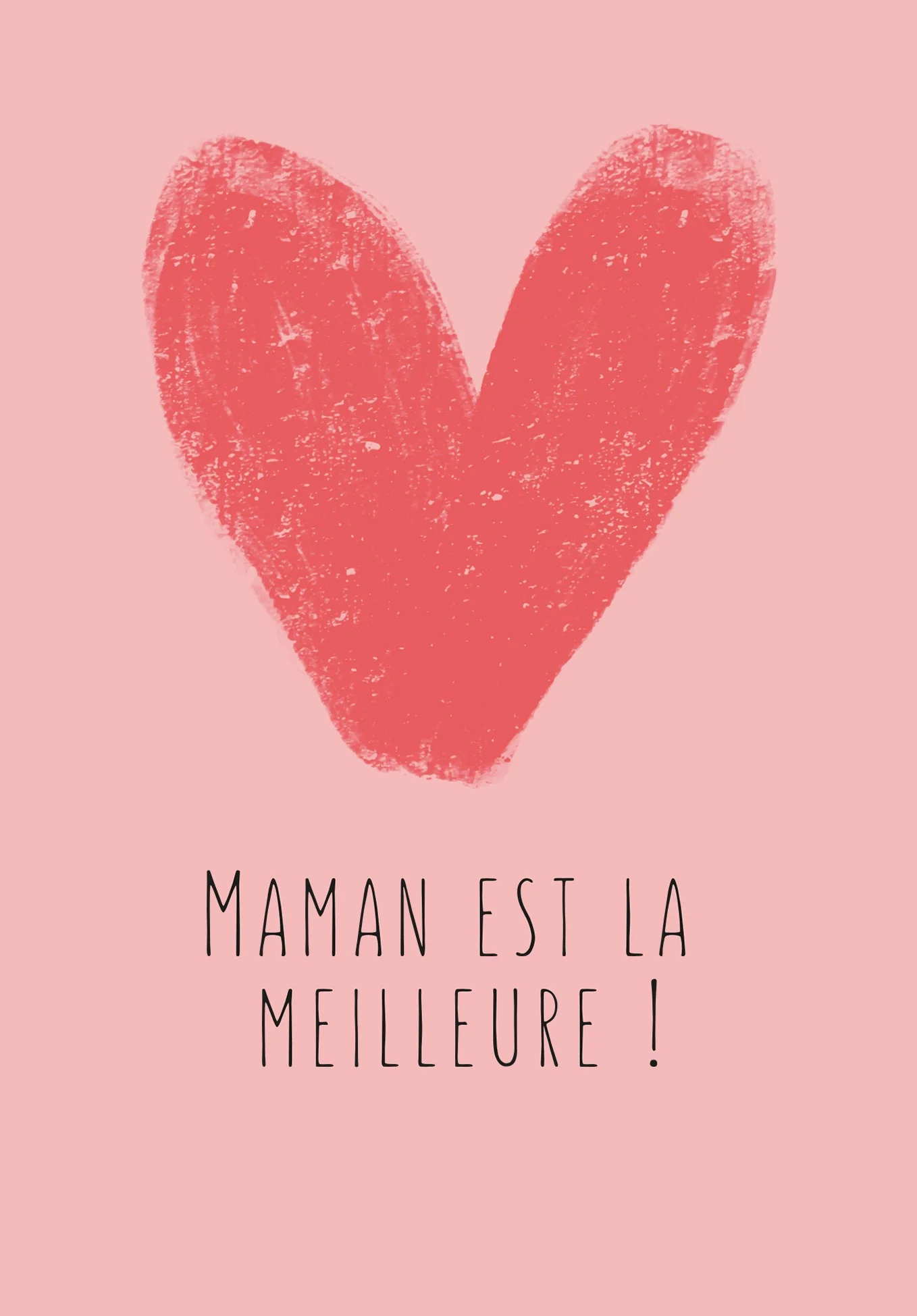 Maman est la meilleure - Cœur rose PDF - Image 2
