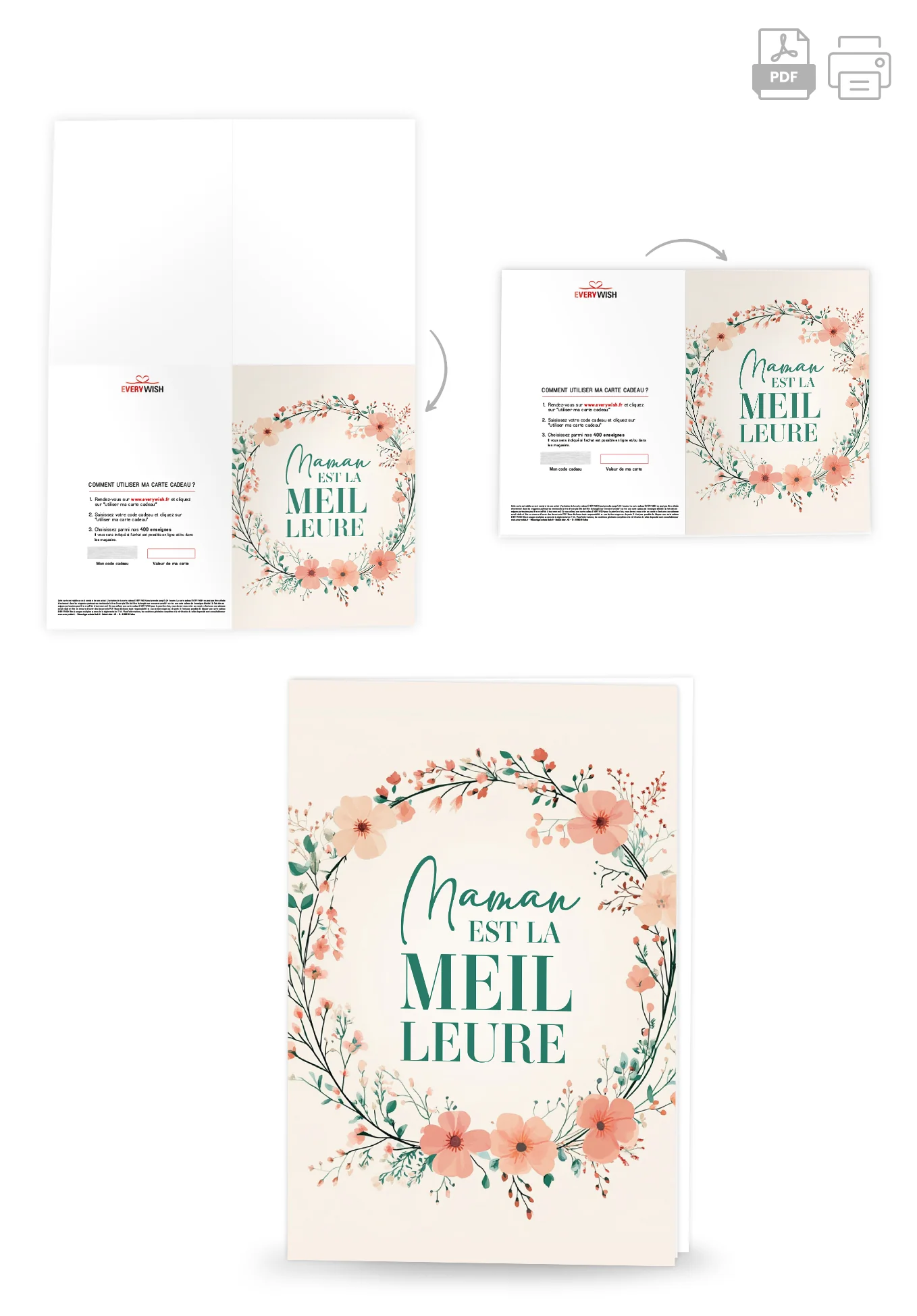 Maman est la meilleure - Couronne de fleurs - Image 4